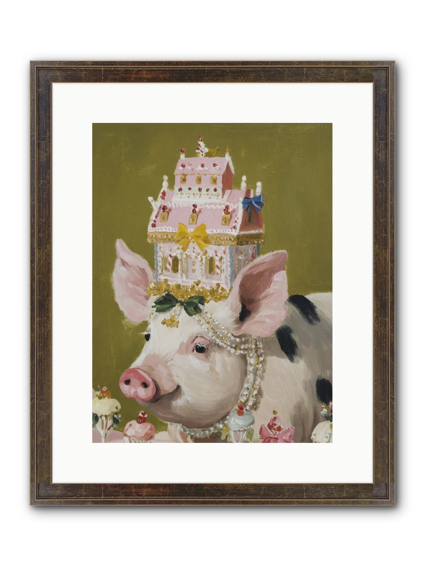 The Spellbinding Occasion Framed Print - Slimwoods Black/Gold 12x16