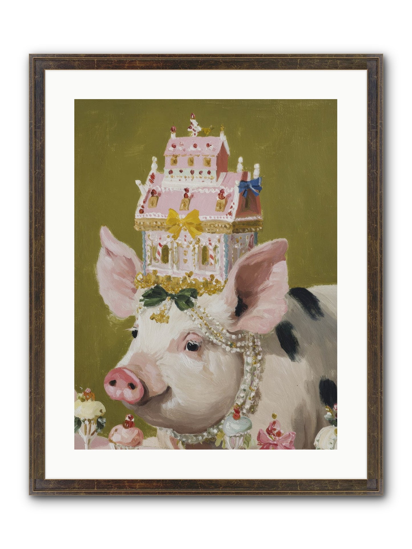 The Spellbinding Occasion Framed Print - Slimwoods Black/Gold 18x24