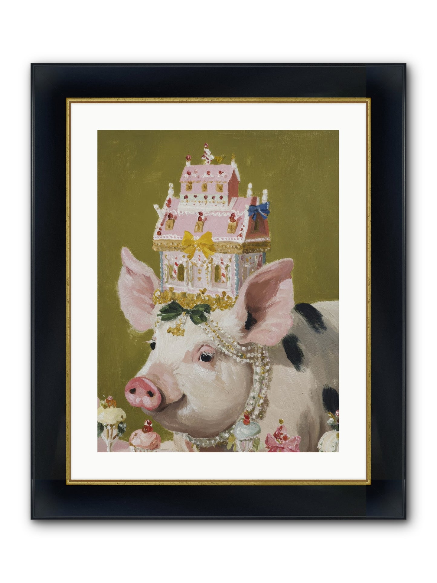 The Spellbinding Occasion Framed Print - Wide Black w/Gold 18x24