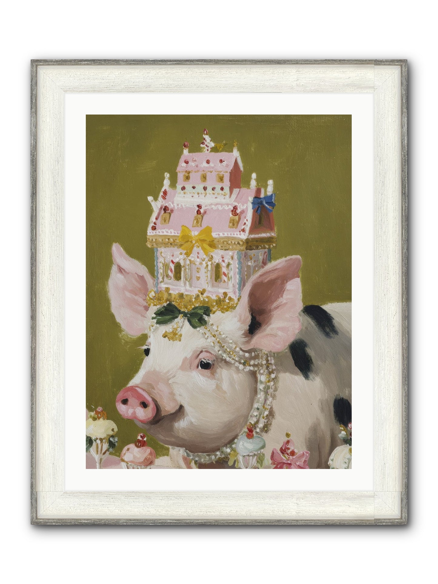 The Spellbinding Occasion Framed Print - Driftwood White 24x32