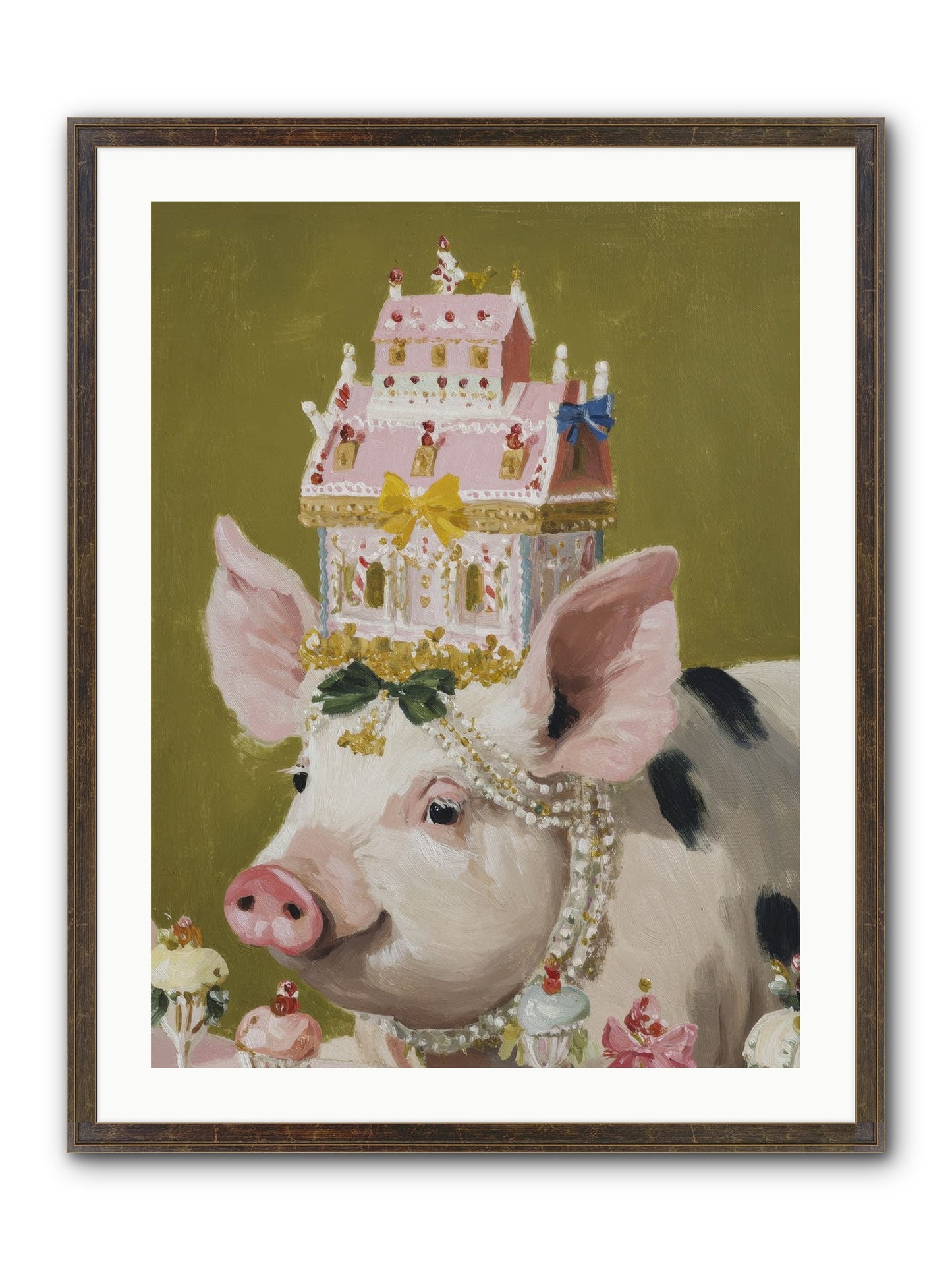The Spellbinding Occasion Framed Print - Slimwoods Black/Gold 24x32