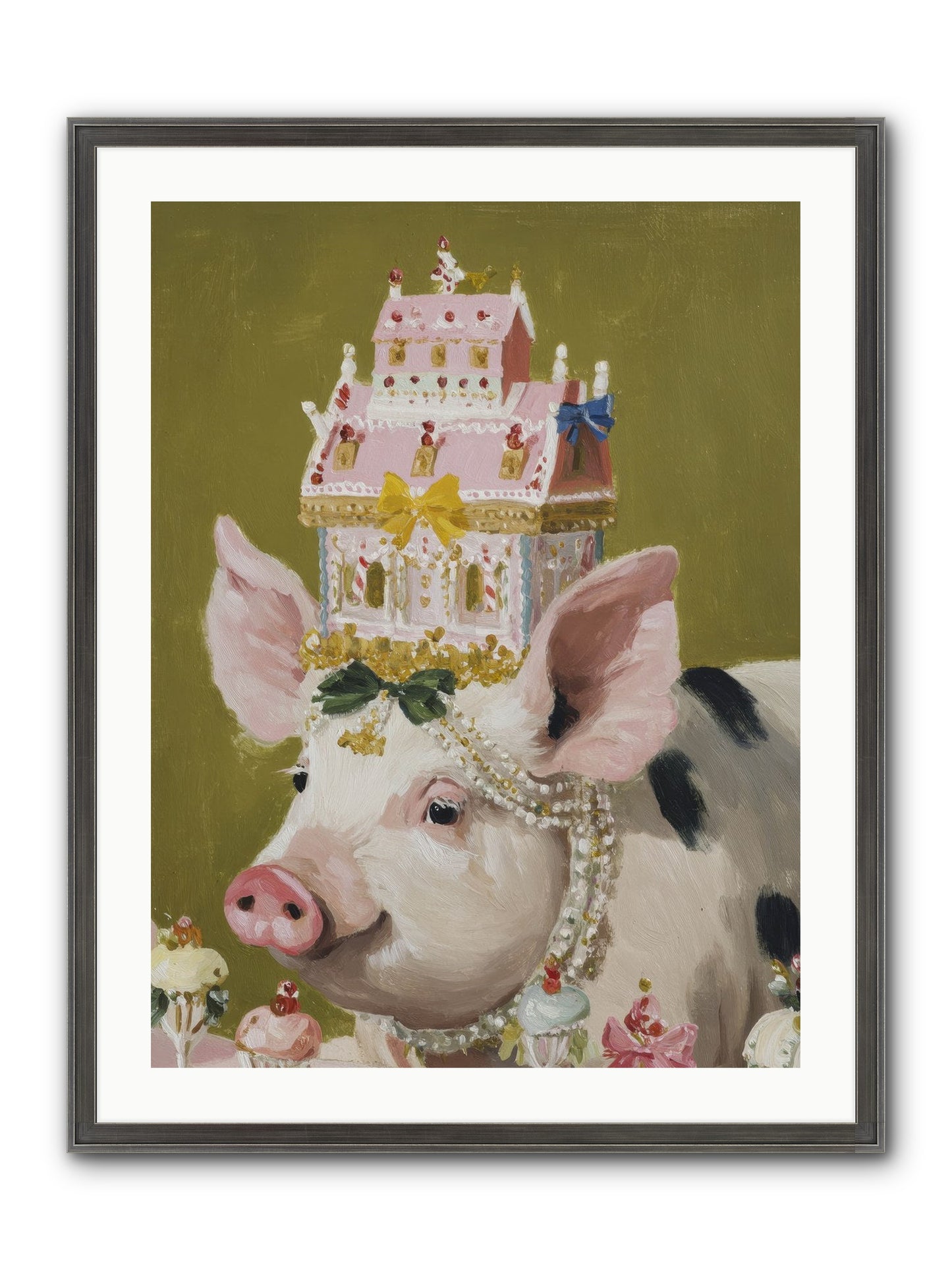The Spellbinding Occasion Framed Print - Slimwoods Black/Silver 24x32