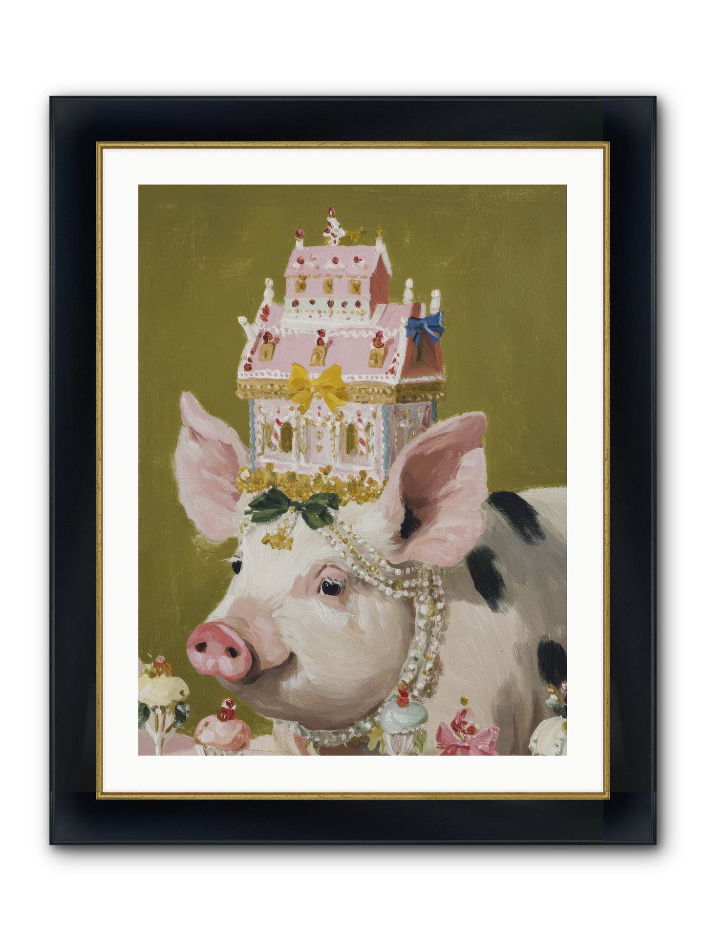 The Spellbinding Occasion Framed Print - Wide Black w/Gold 24x32