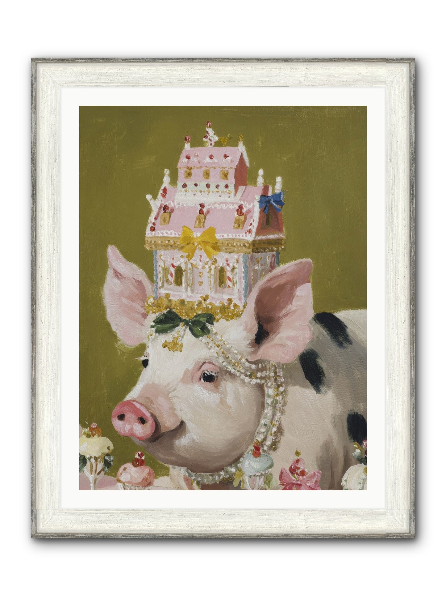 The Spellbinding Occasion Framed Print - Driftwood White 30x40