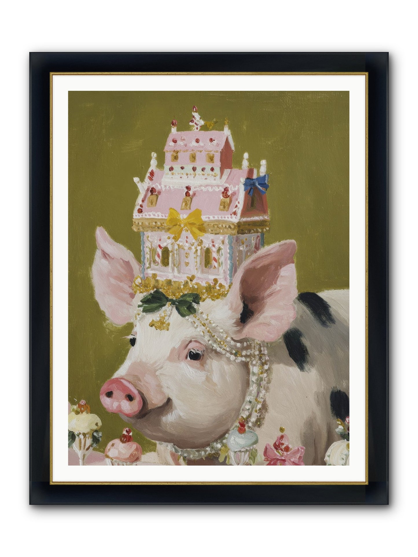 The Spellbinding Occasion Framed Print - Wide Black w/Gold 36x48