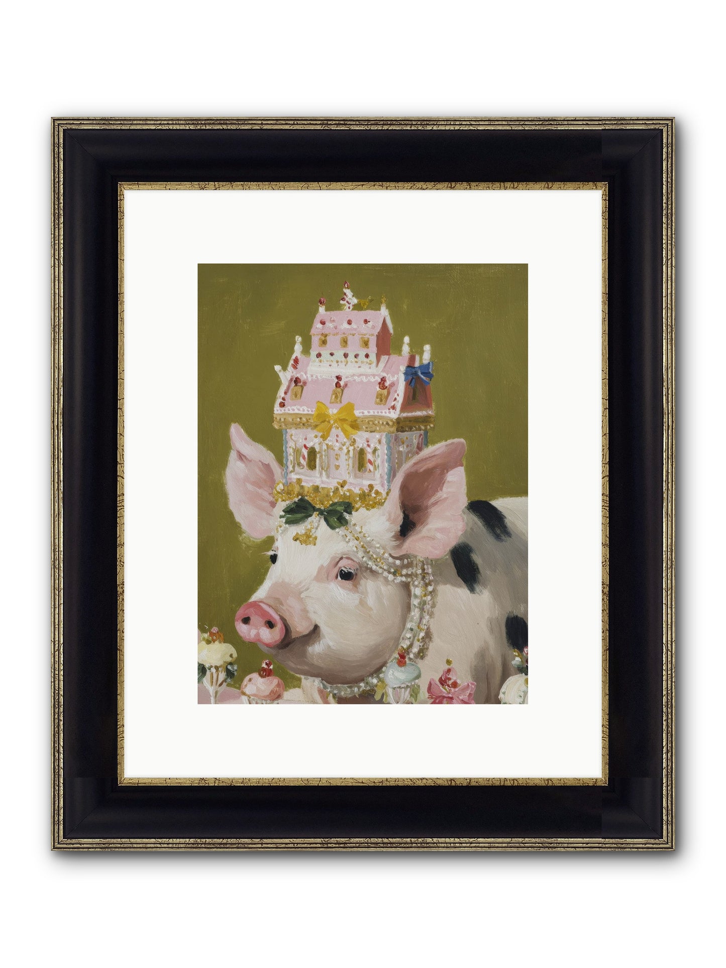 The Spellbinding Occasion Framed Print - Black & Gold 9x12