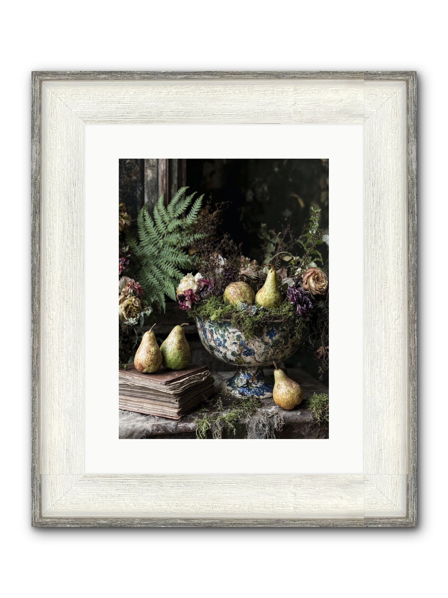 The Spirited Assembly Framed Print - Driftwood White 12x16
