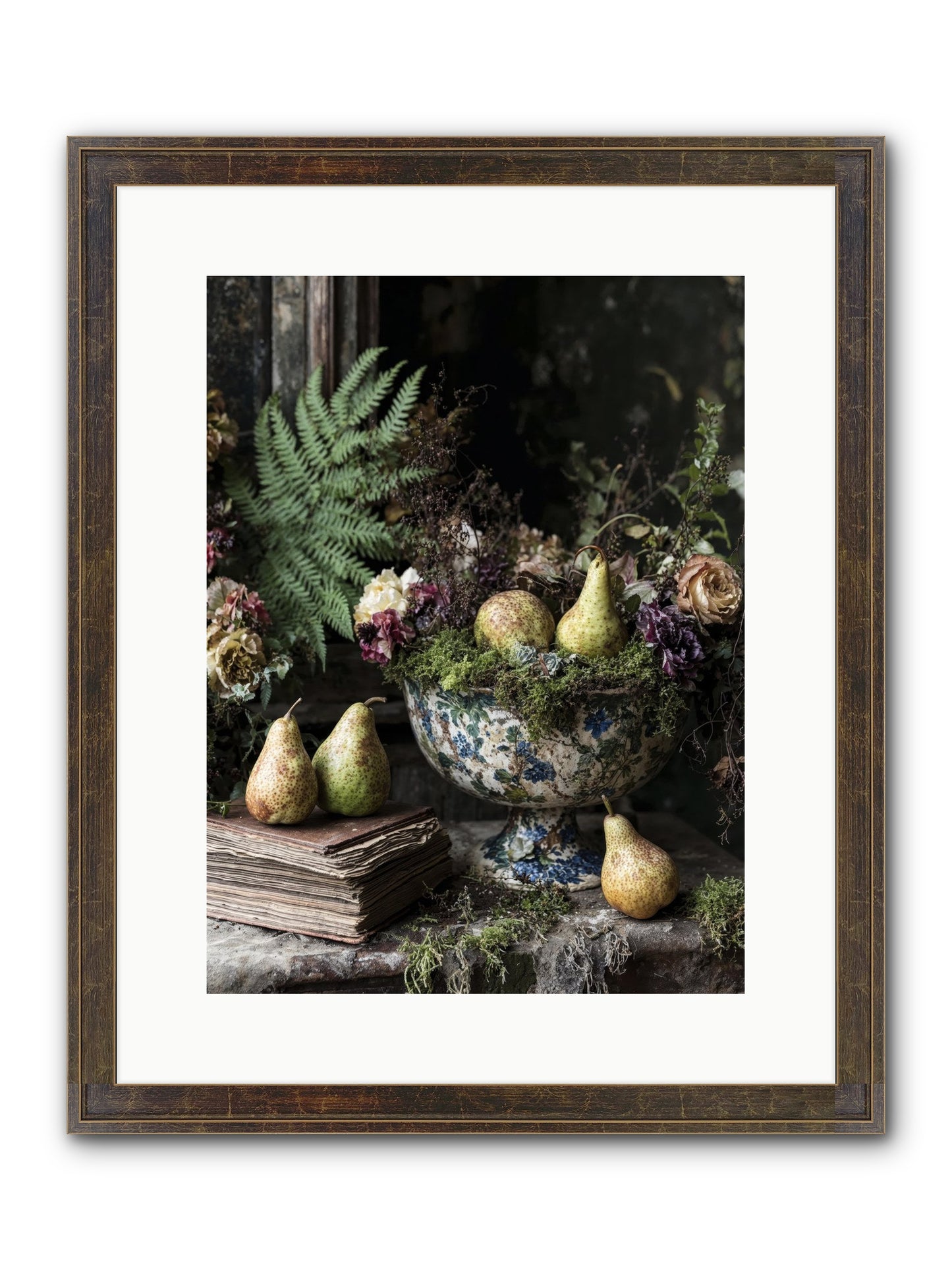 The Spirited Assembly Framed Print - Slimwoods Black/Gold 12x16