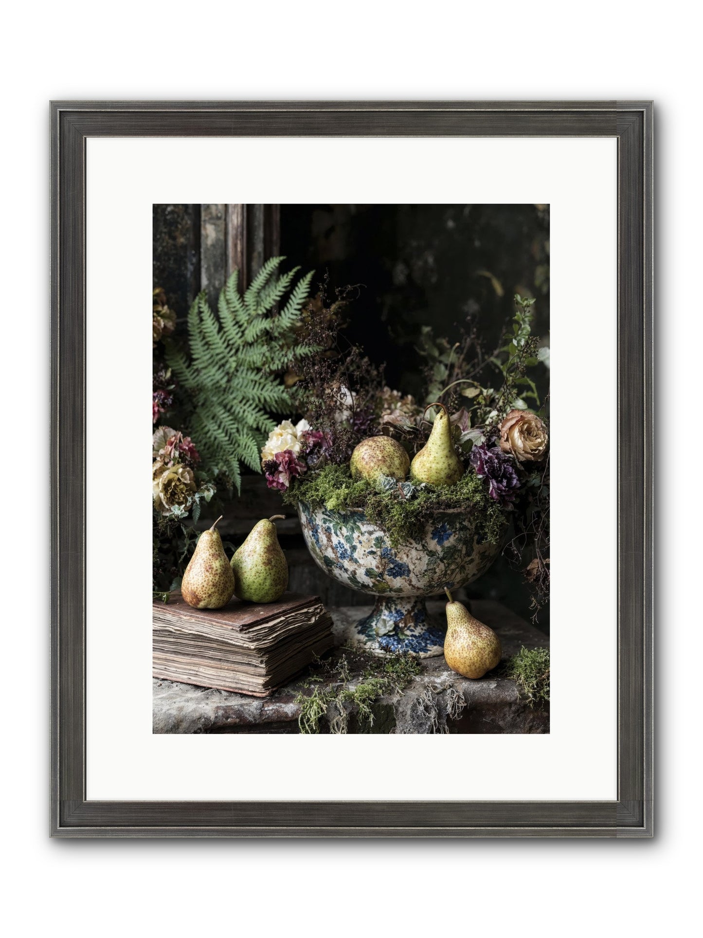 The Spirited Assembly Framed Print - Slimwoods Black/Silver 12x16