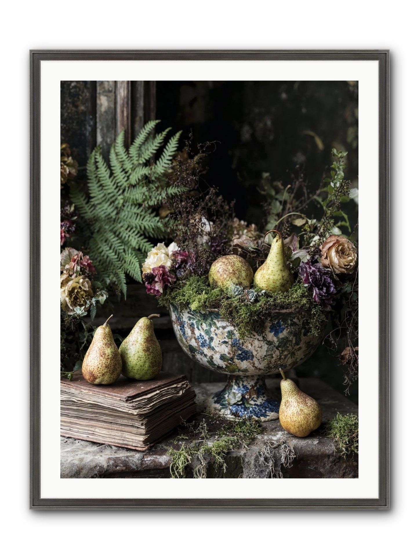The Spirited Assembly Framed Print - Slimwoods Black/Silver 30x40
