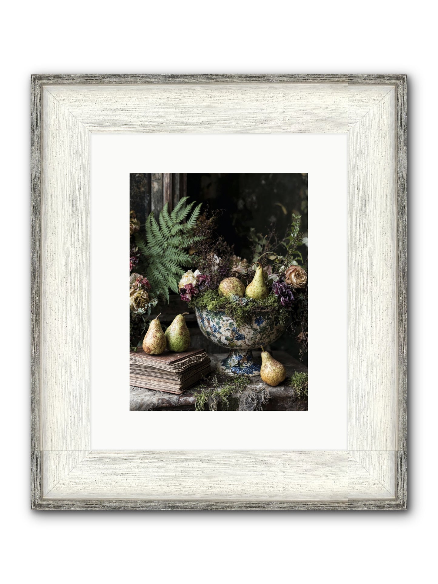 The Spirited Assembly Framed Print - Driftwood White 9x12