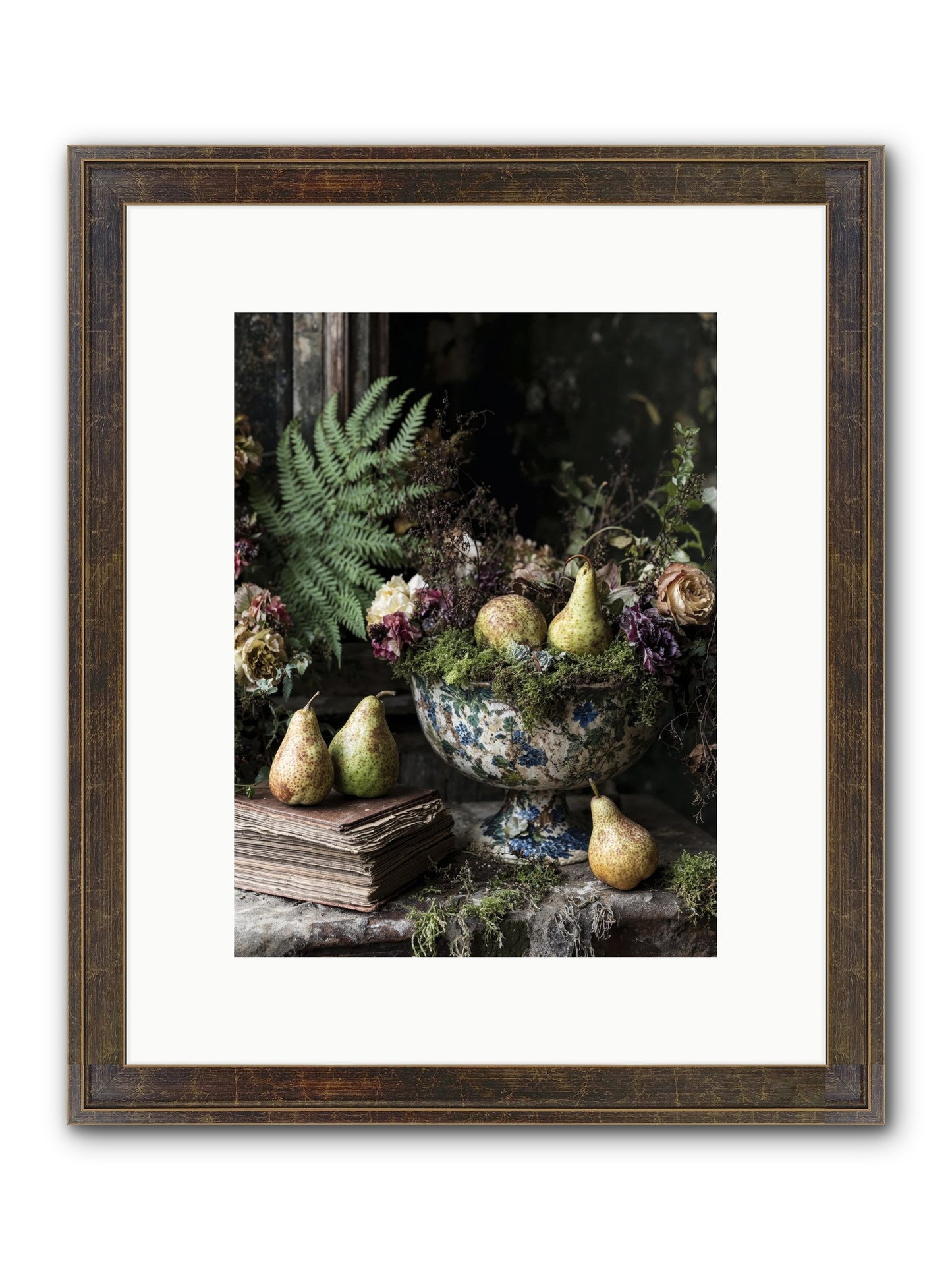 The Spirited Assembly Framed Print - Slimwoods Black/Gold 9x12