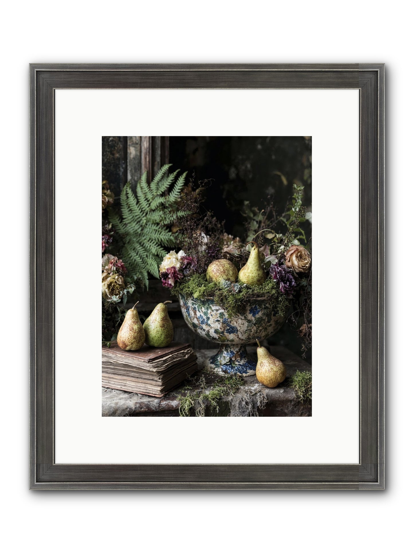 The Spirited Assembly Framed Print - Slimwoods Black/Silver 9x12