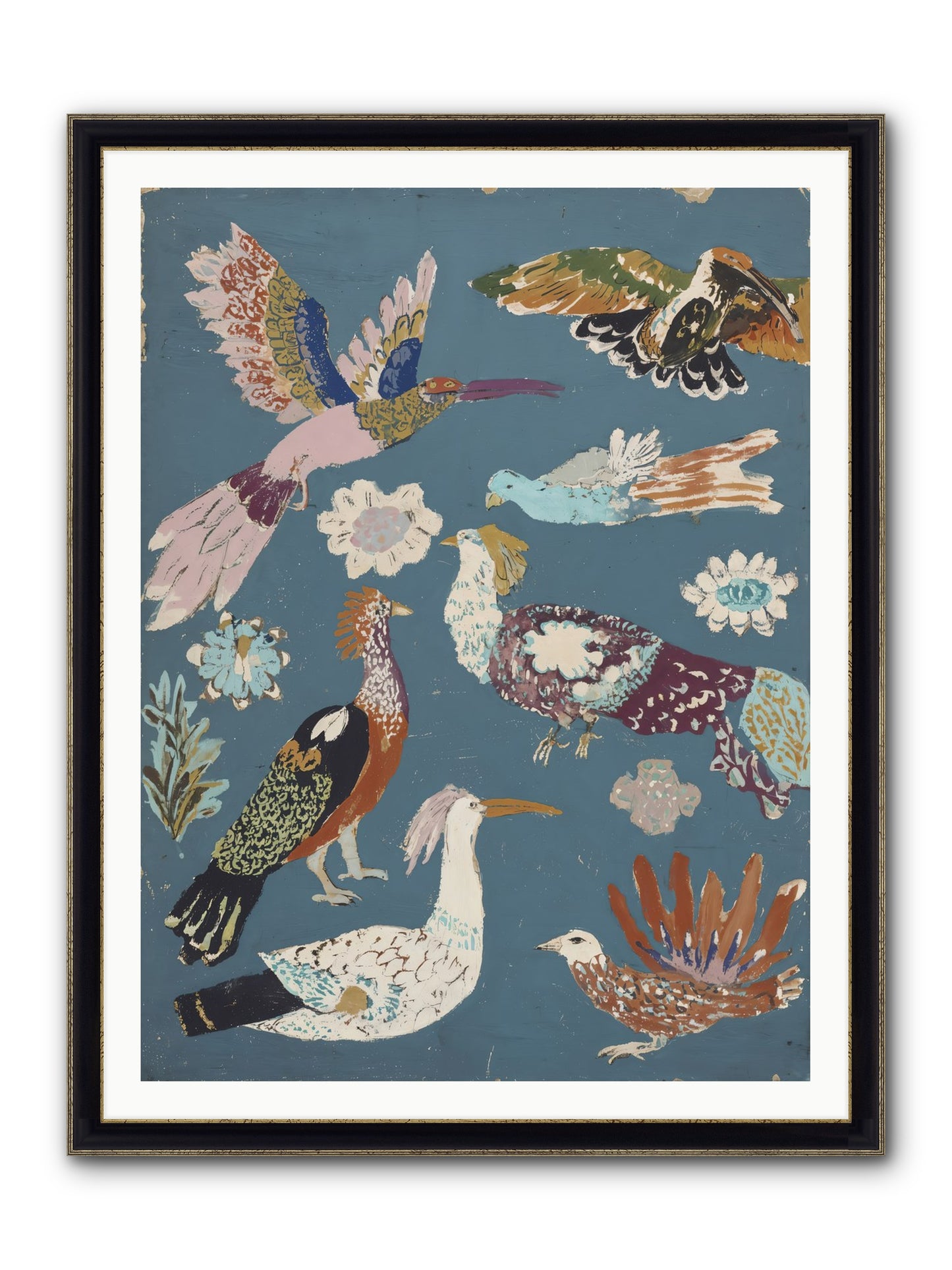 The Splendor Within Framed Print - Black & Gold 36x48