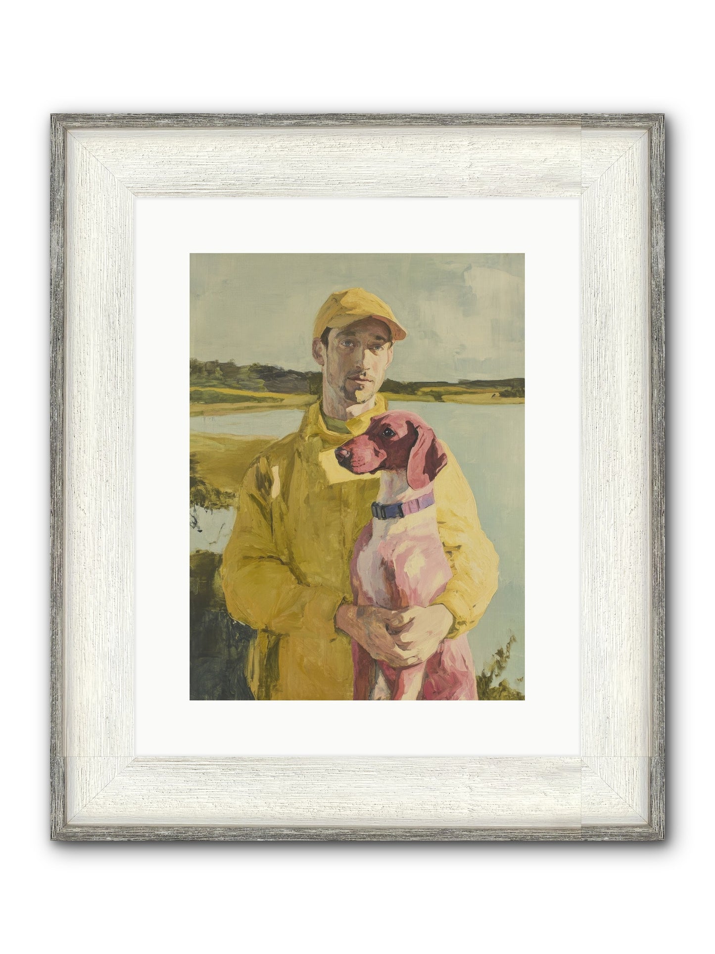 The Sum Of All Joy Framed Print - Driftwood White 12x16