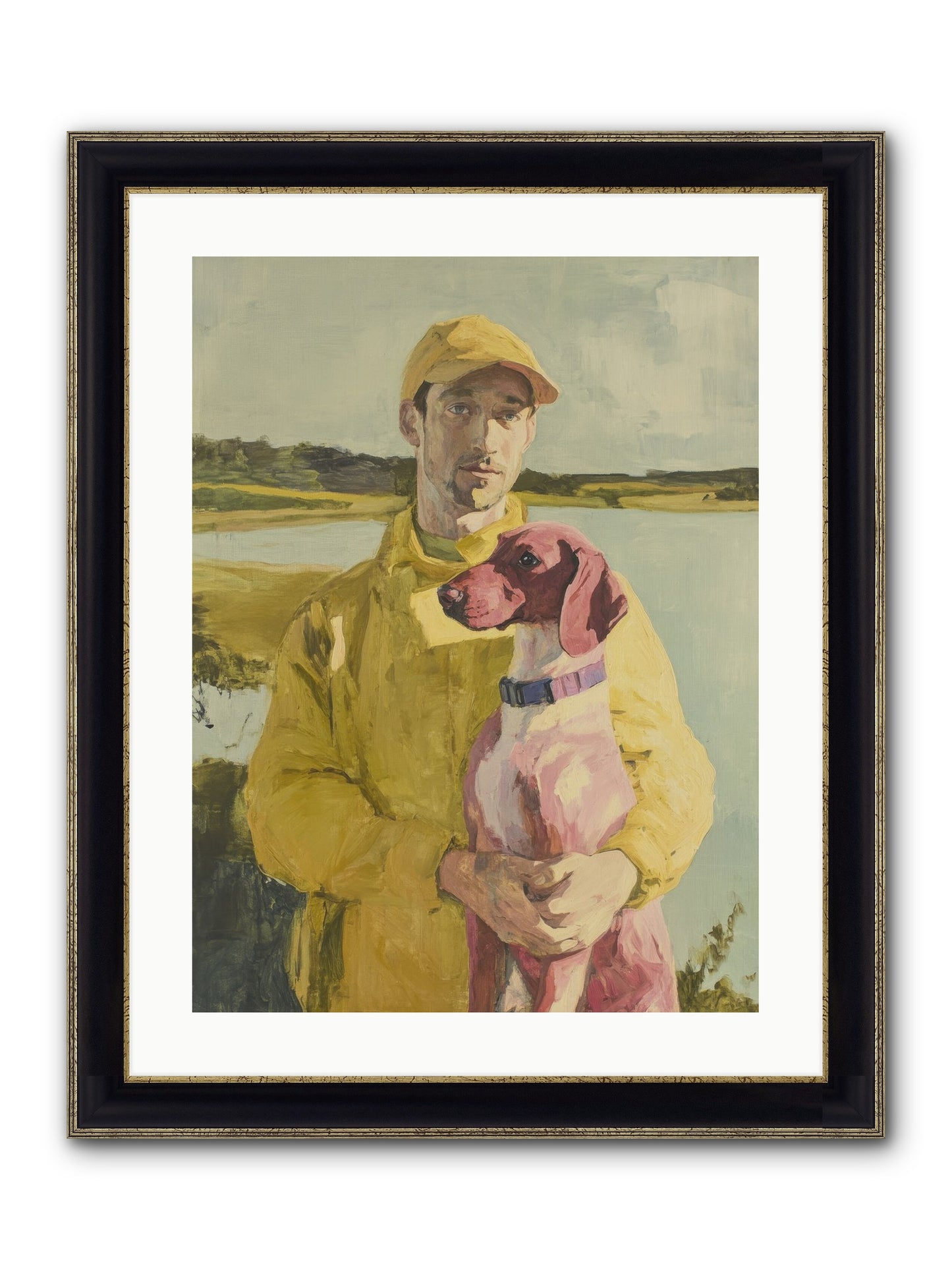 The Sum Of All Joy Framed Print - Black & Gold 18x24