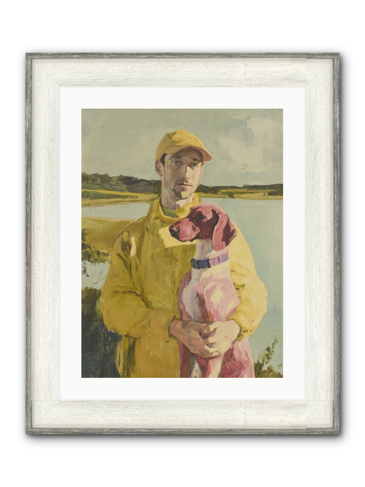 The Sum Of All Joy Framed Print - Driftwood White 18x24