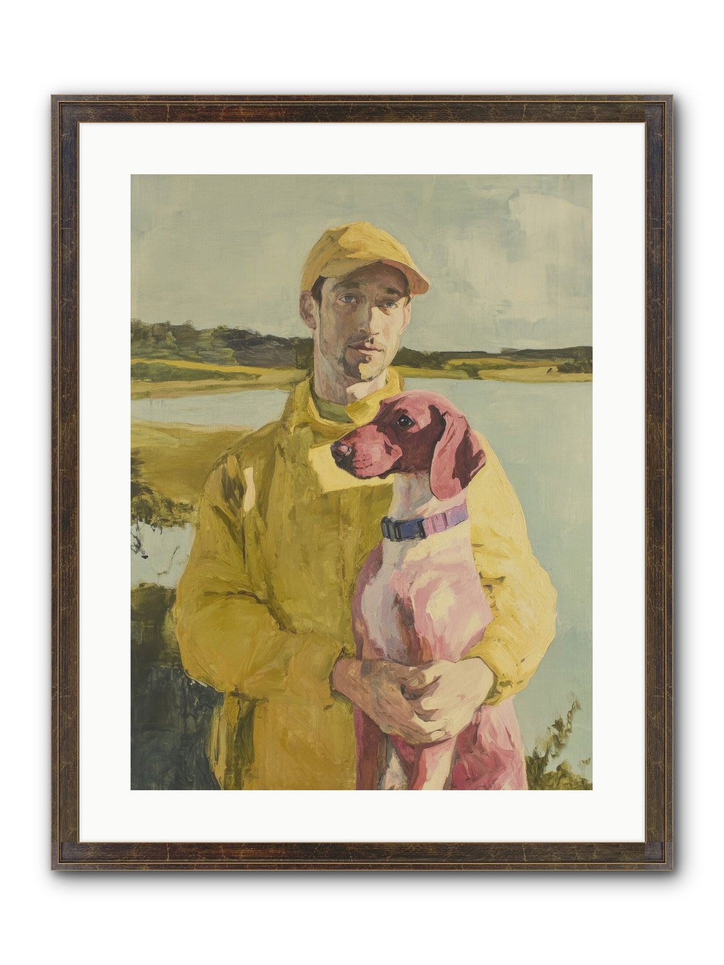 The Sum Of All Joy Framed Print - Slimwoods Black/Gold 18x24