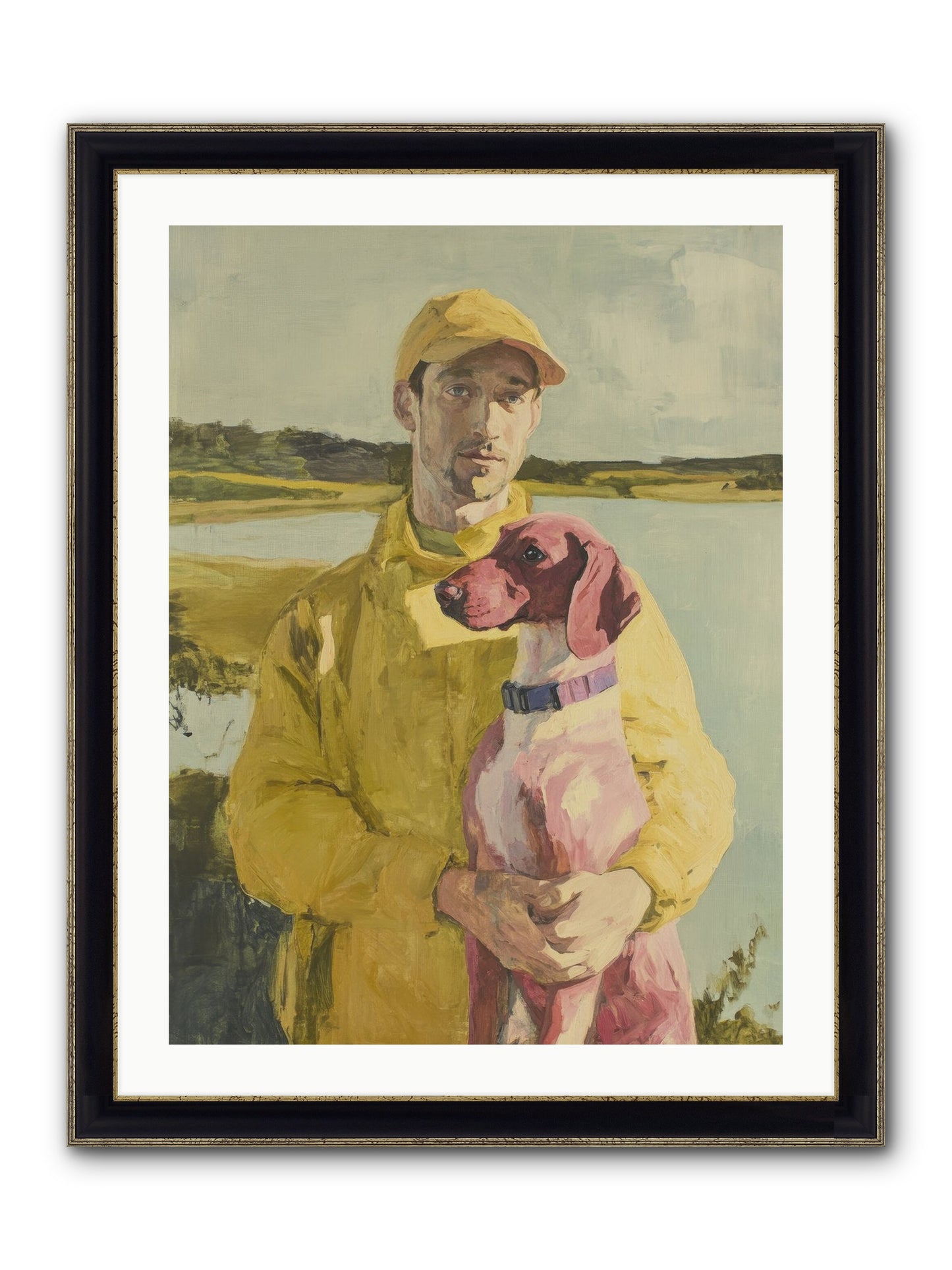 The Sum Of All Joy Framed Print - Black & Gold 24x32