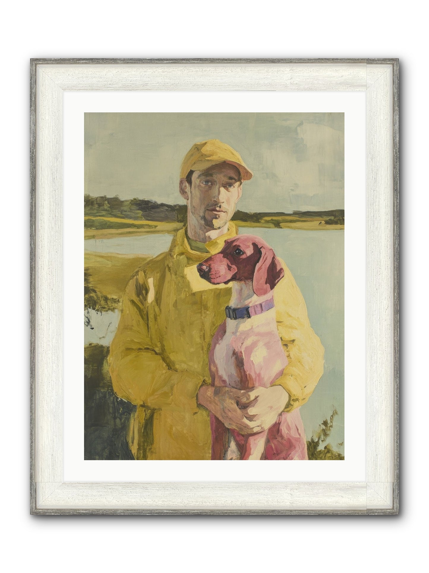 The Sum Of All Joy Framed Print - Driftwood White 24x32
