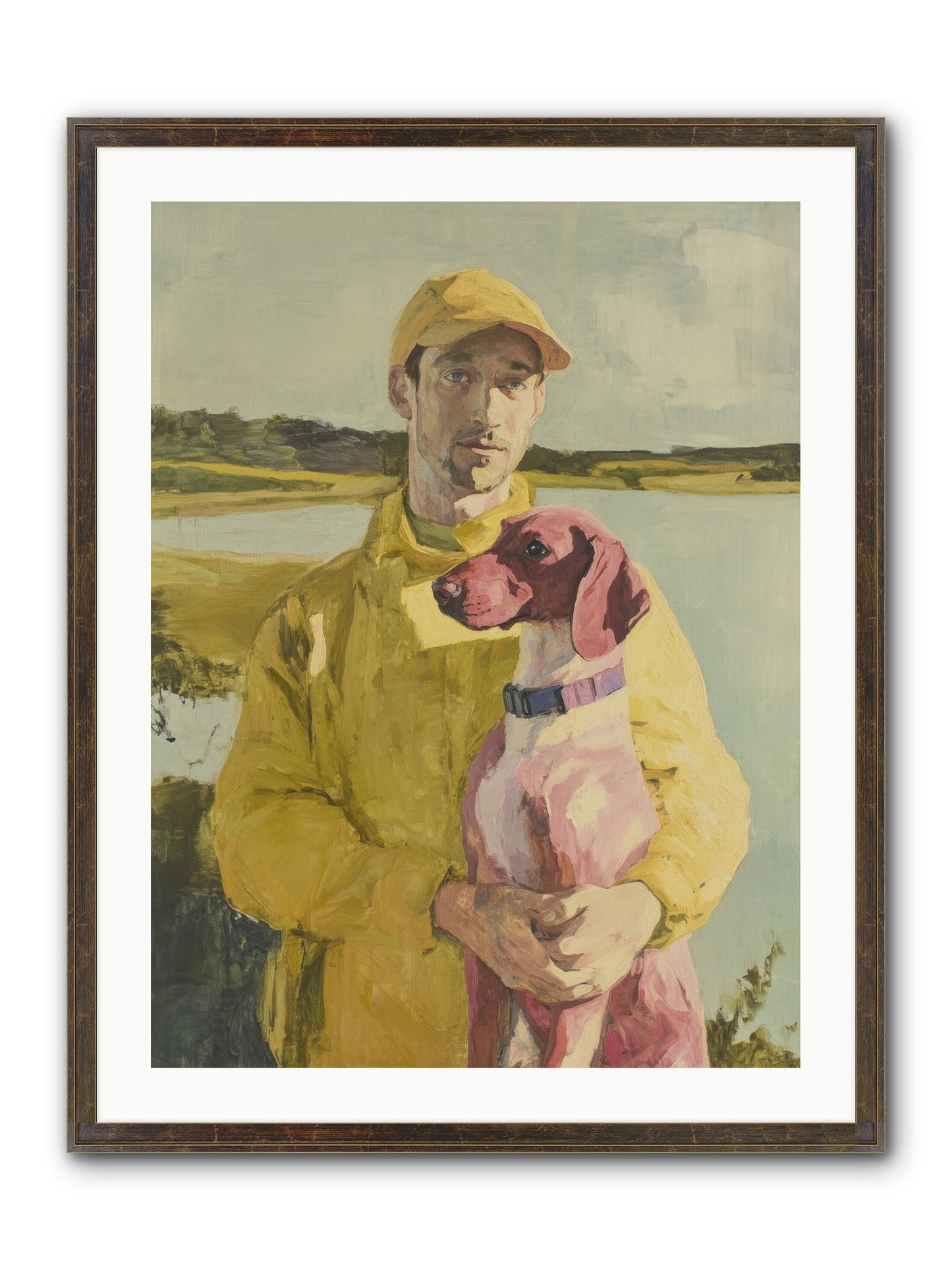 The Sum Of All Joy Framed Print - Slimwoods Black/Gold 24x32
