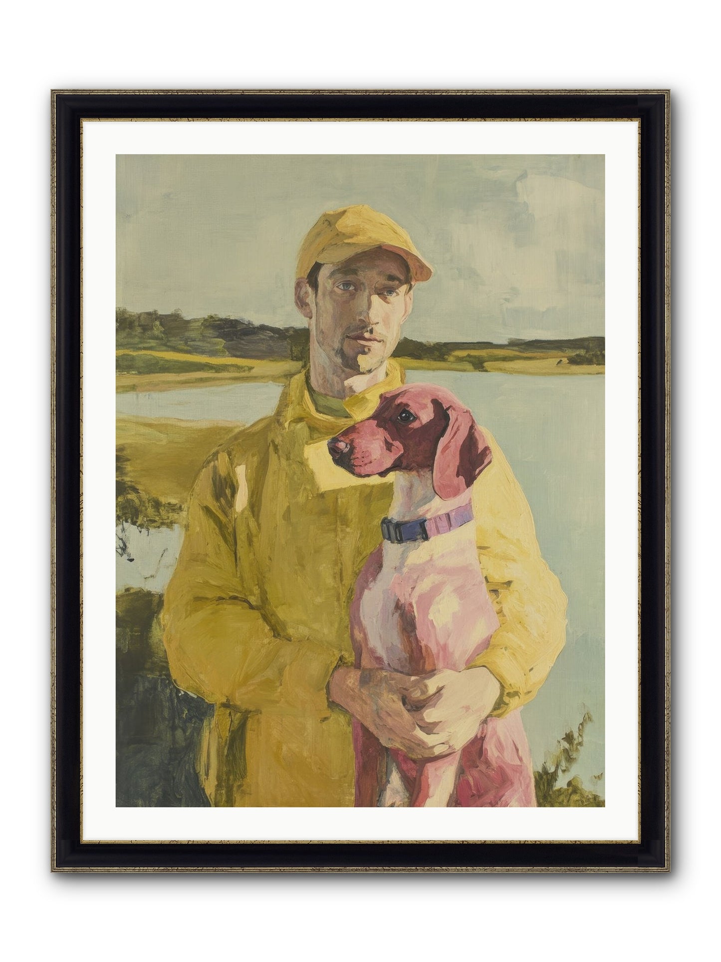 The Sum Of All Joy Framed Print - Black & Gold 30x40