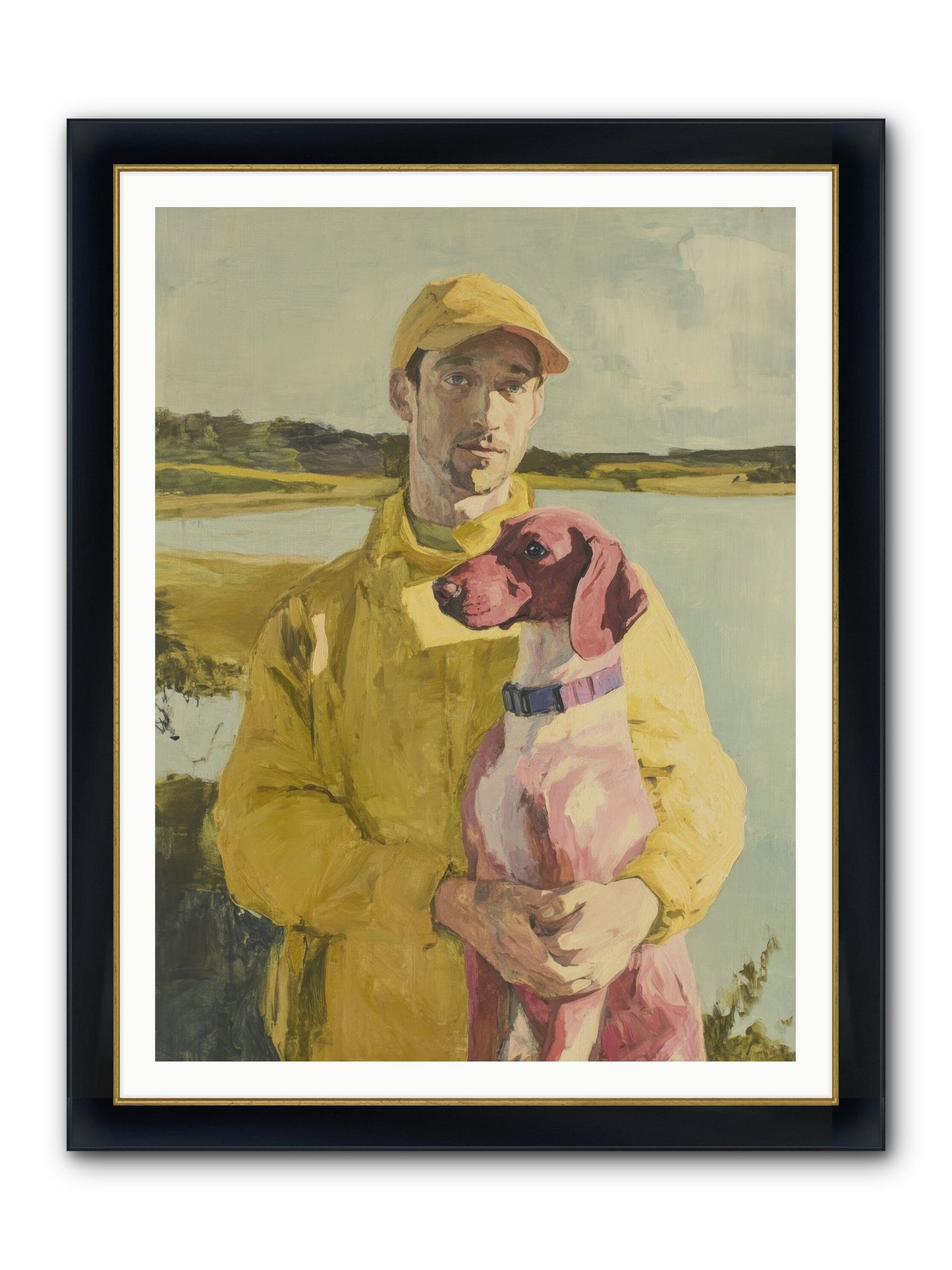 The Sum Of All Joy Framed Print - Wide Black w/Gold 36x48