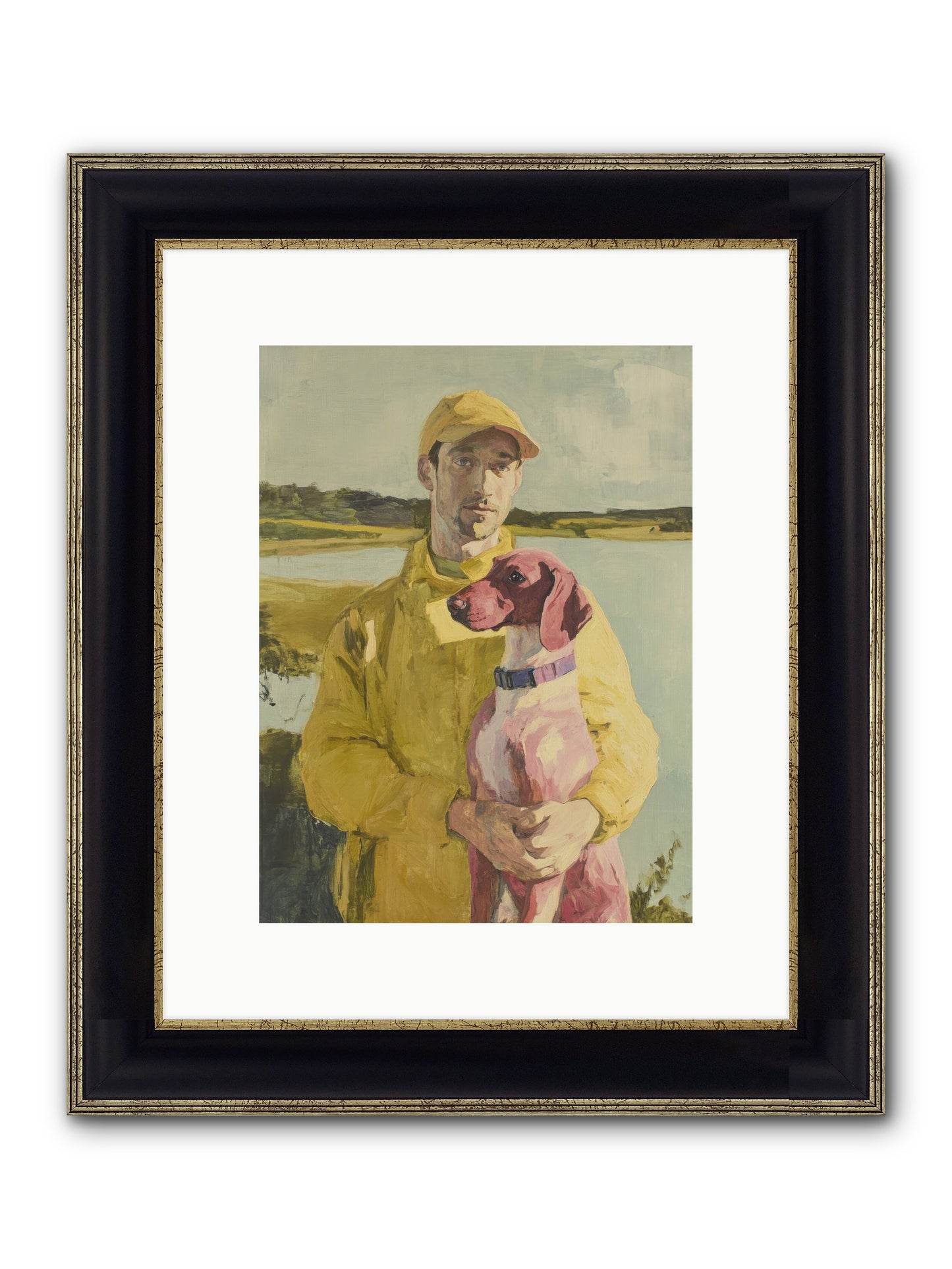 The Sum Of All Joy Framed Print - Black & Gold 9x12