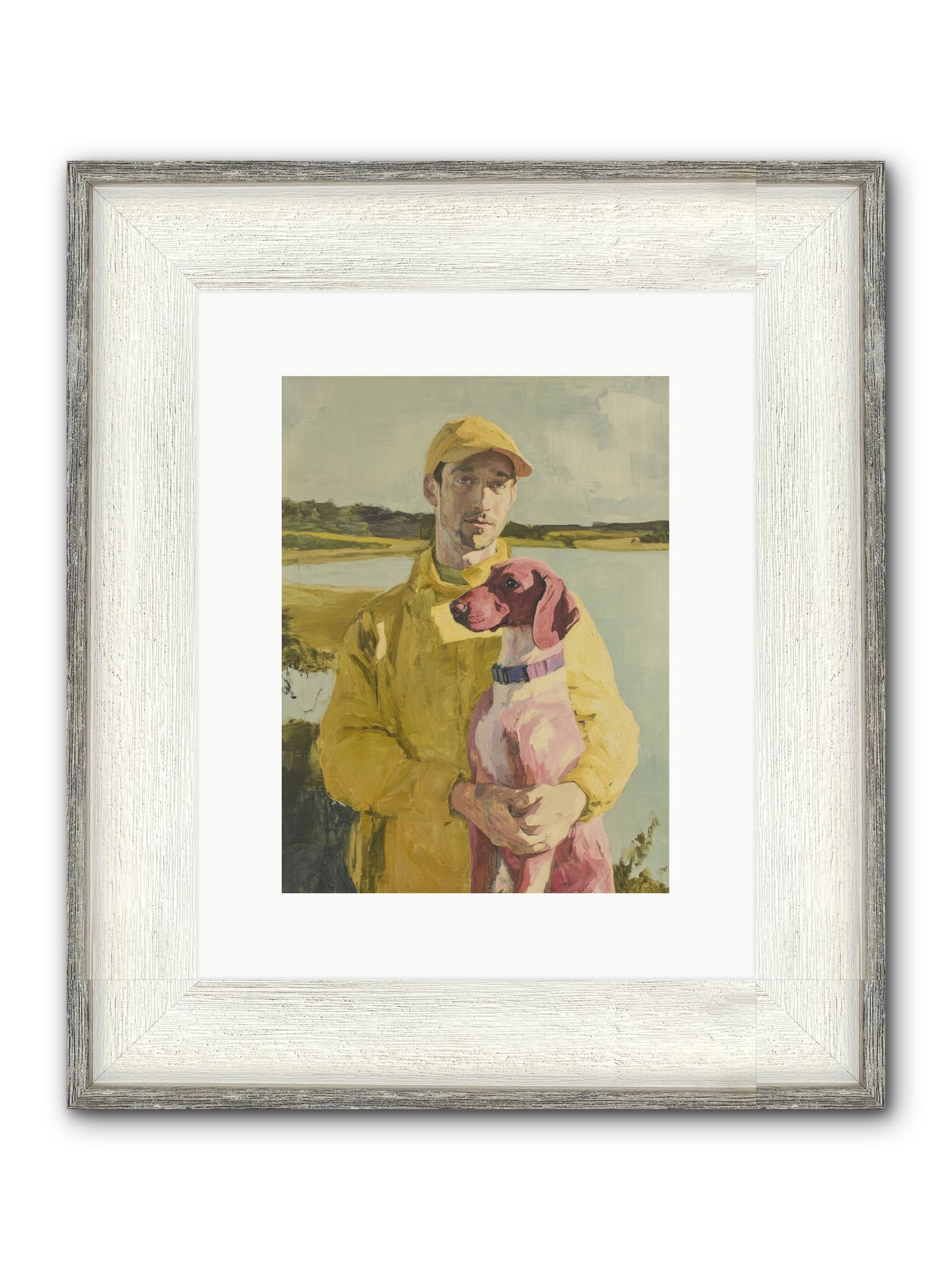 The Sum Of All Joy Framed Print - Driftwood White 9x12