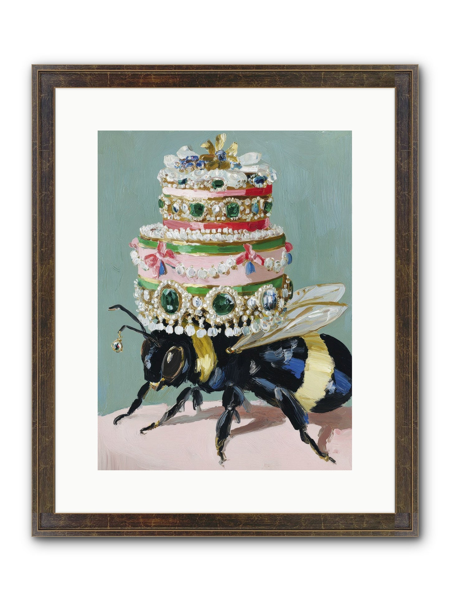 The Sumptuous Moment Framed Print - Slimwoods Black/Gold 12x16