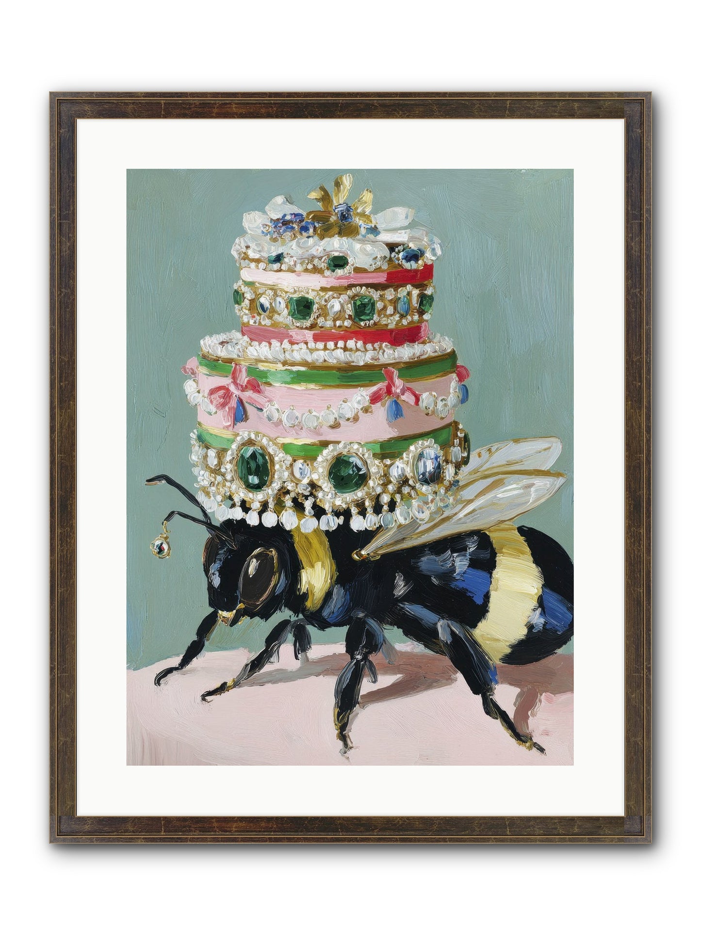 The Sumptuous Moment Framed Print - Slimwoods Black/Gold 18x24