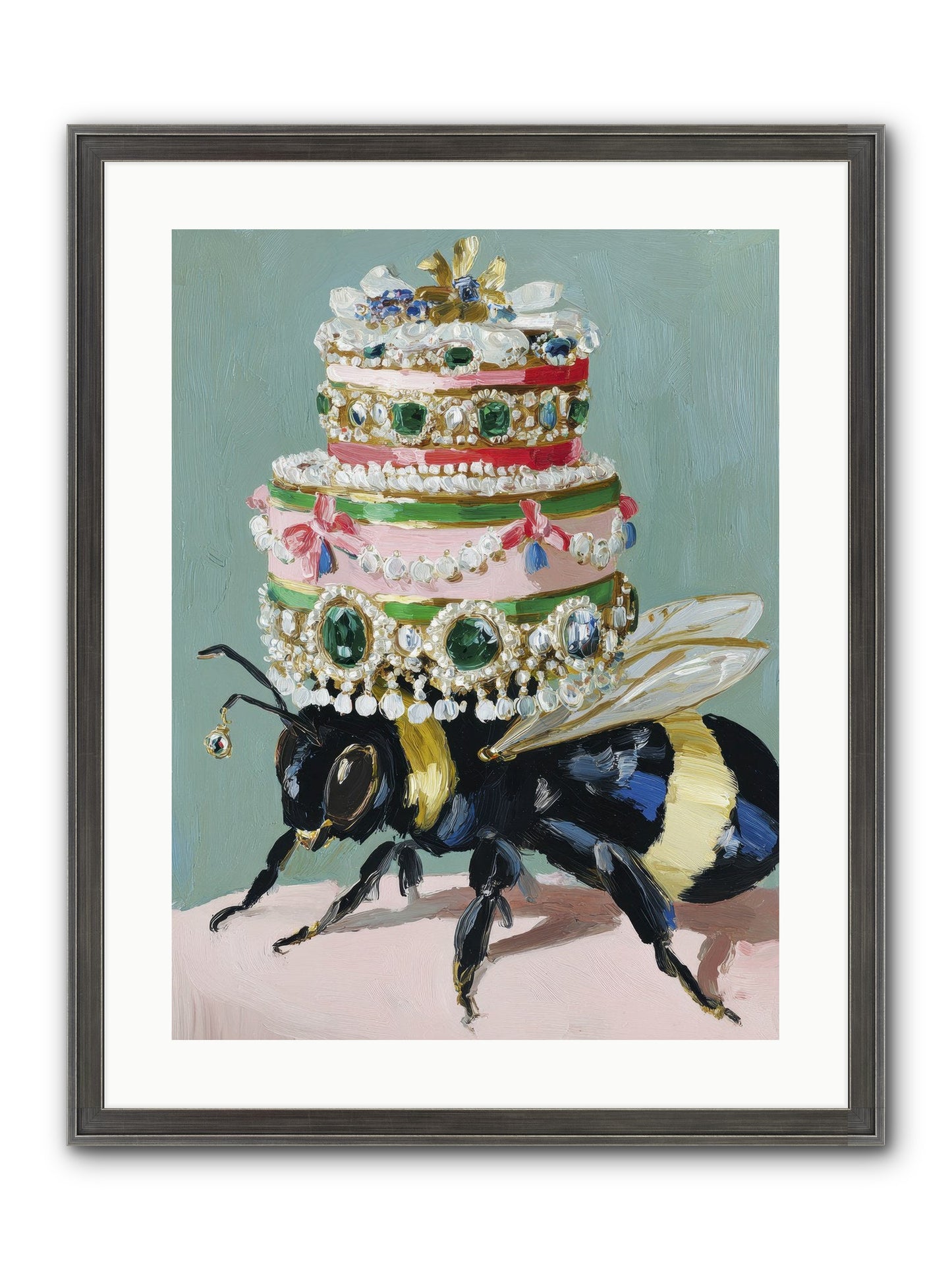 The Sumptuous Moment Framed Print - Slimwoods Black/Silver 18x24