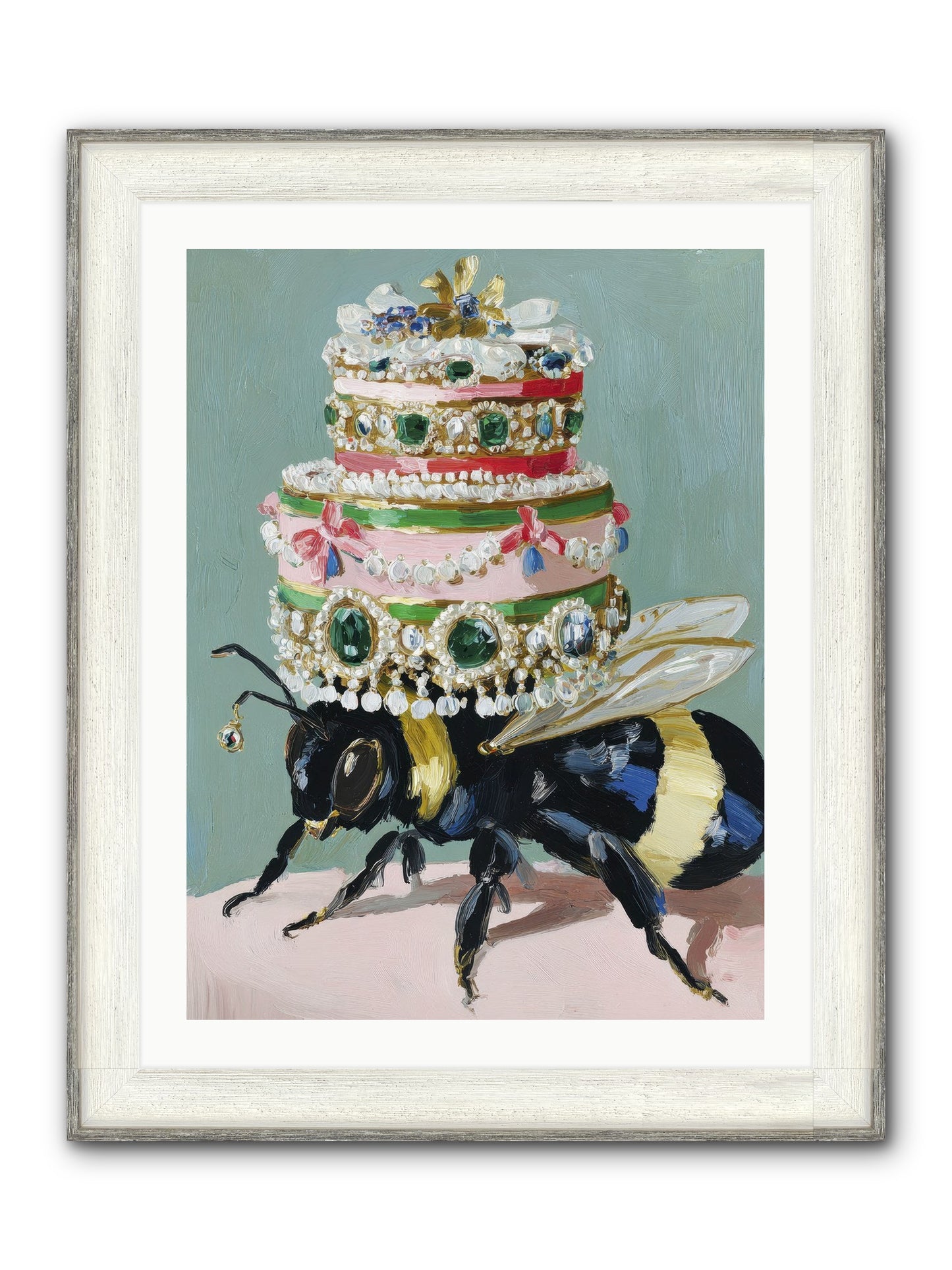 The Sumptuous Moment Framed Print - Driftwood White 24x32