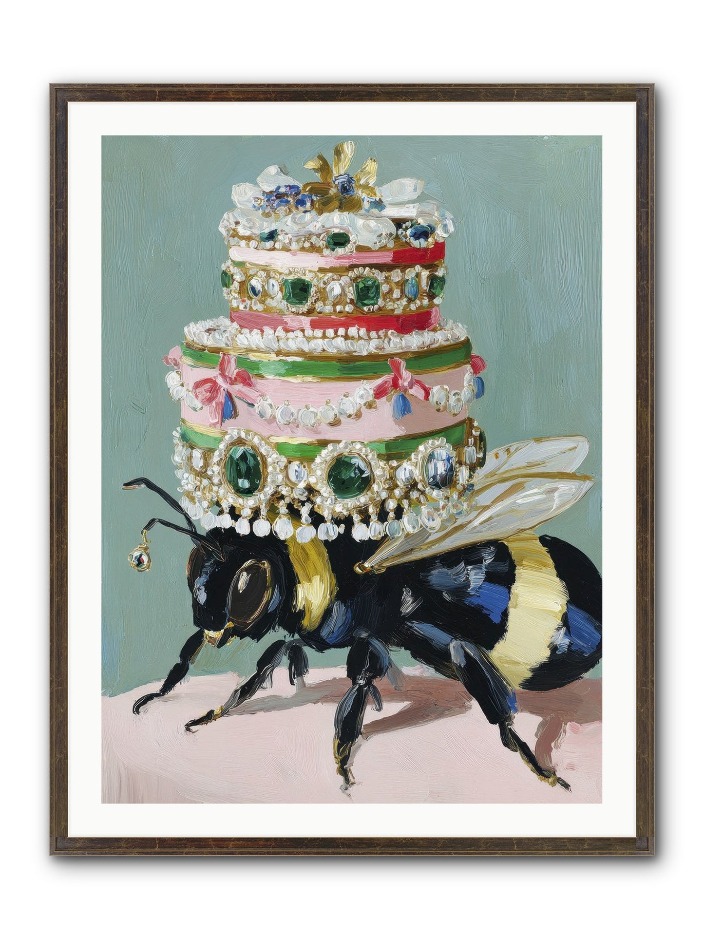 The Sumptuous Moment Framed Print - Slimwoods Black/Gold 30x40