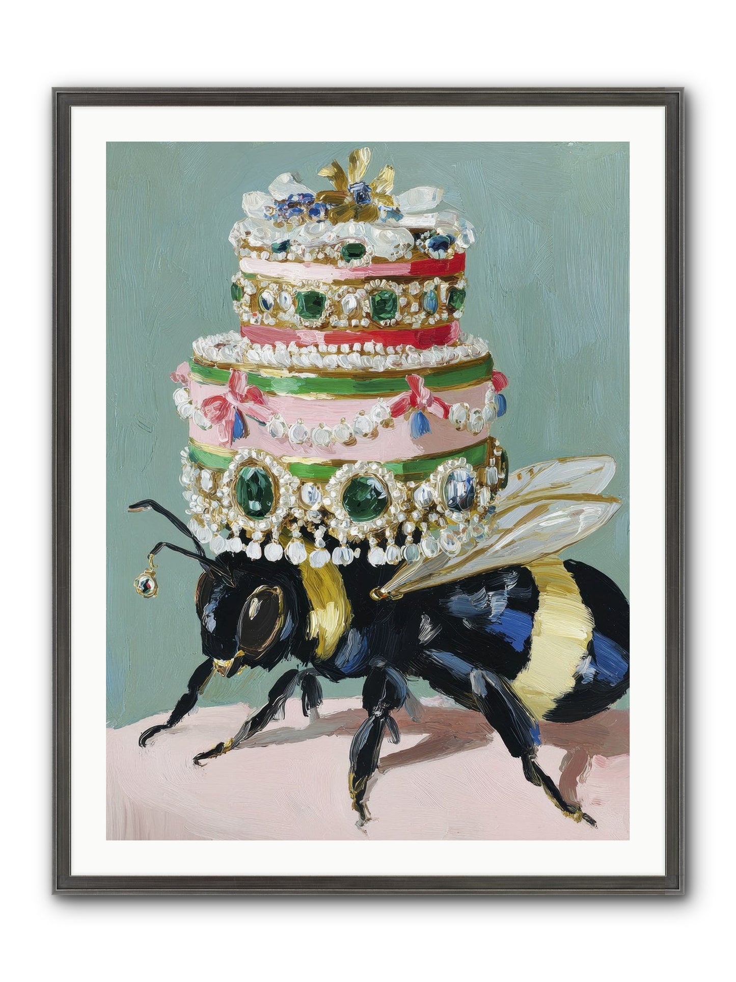 The Sumptuous Moment Framed Print - Slimwoods Black/Silver 30x40