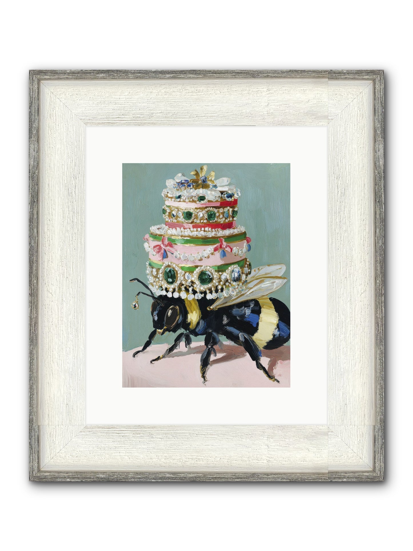 The Sumptuous Moment Framed Print - Driftwood White 9x12