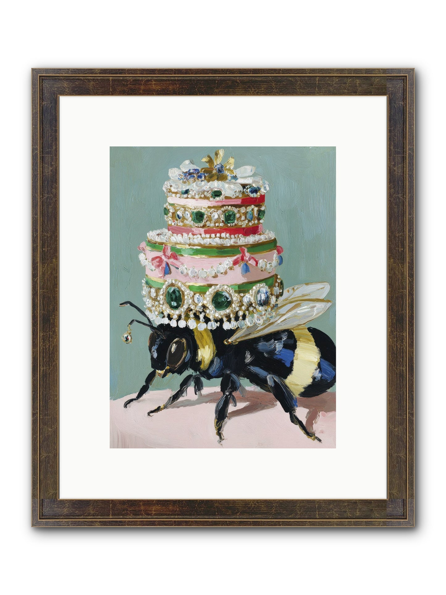 The Sumptuous Moment Framed Print - Slimwoods Black/Gold 9x12
