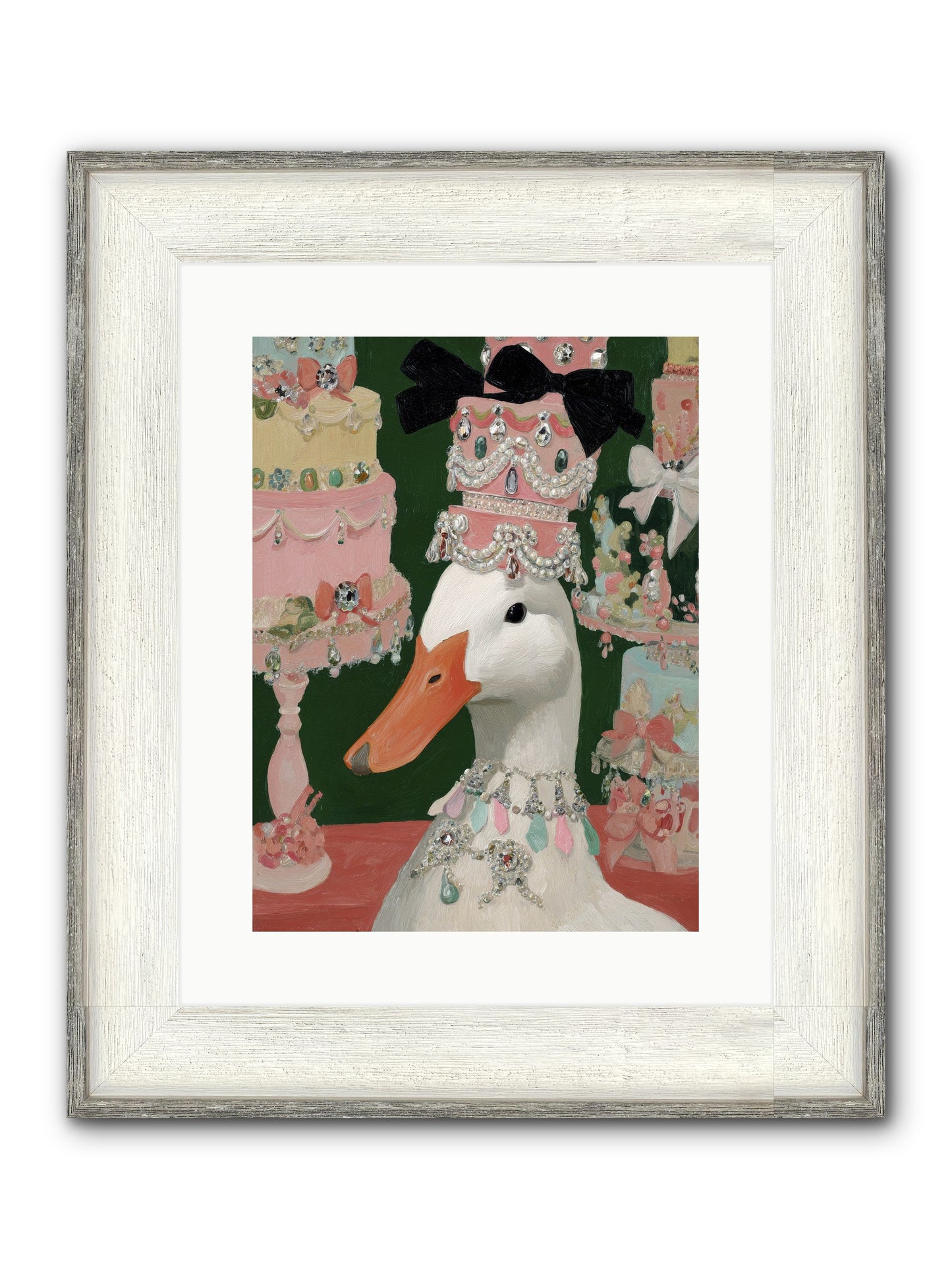 The Sumptuous Waltz Framed Print - Driftwood White 12x16