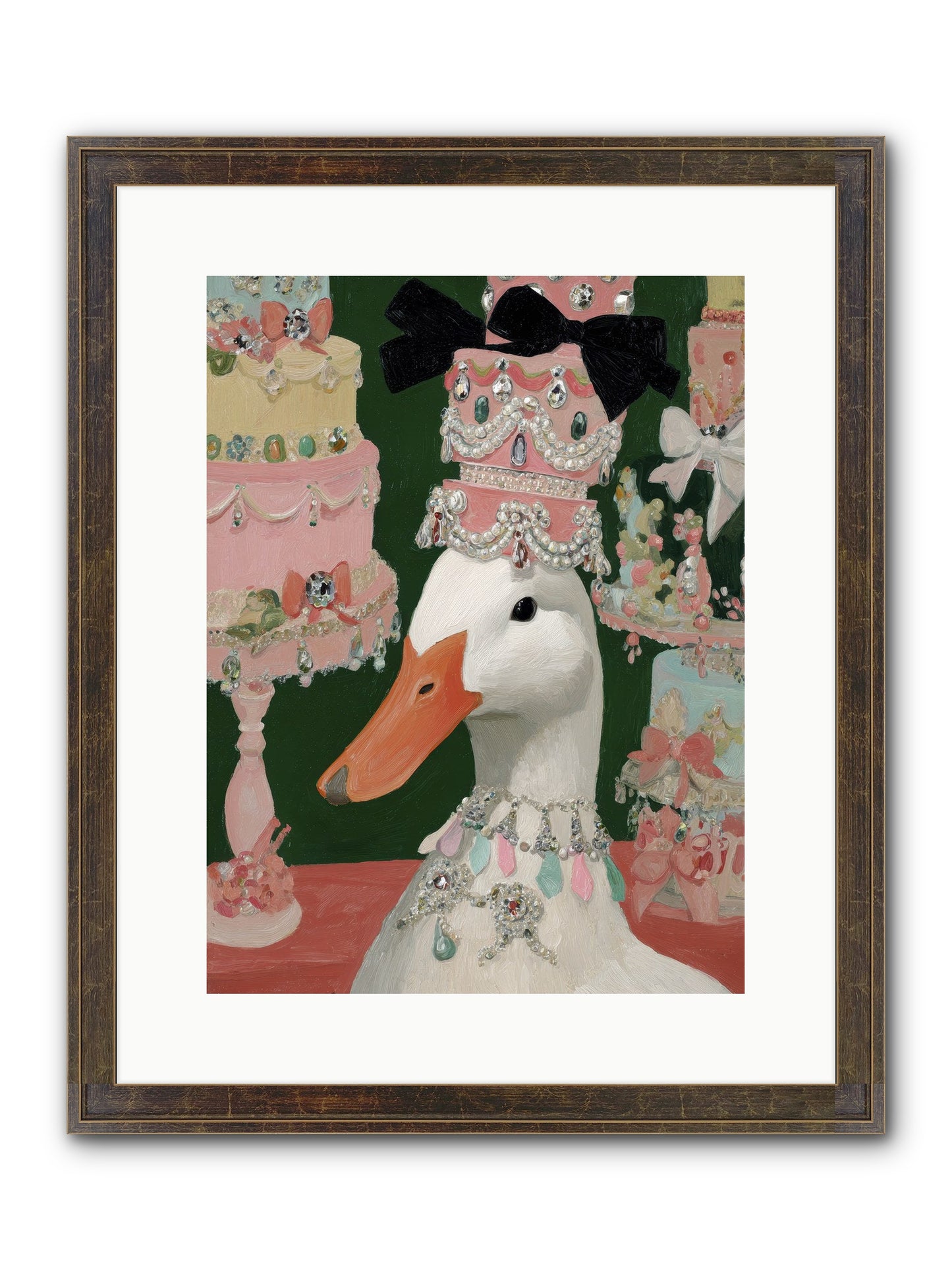 The Sumptuous Waltz Framed Print - Slimwoods Black/Gold 12x16