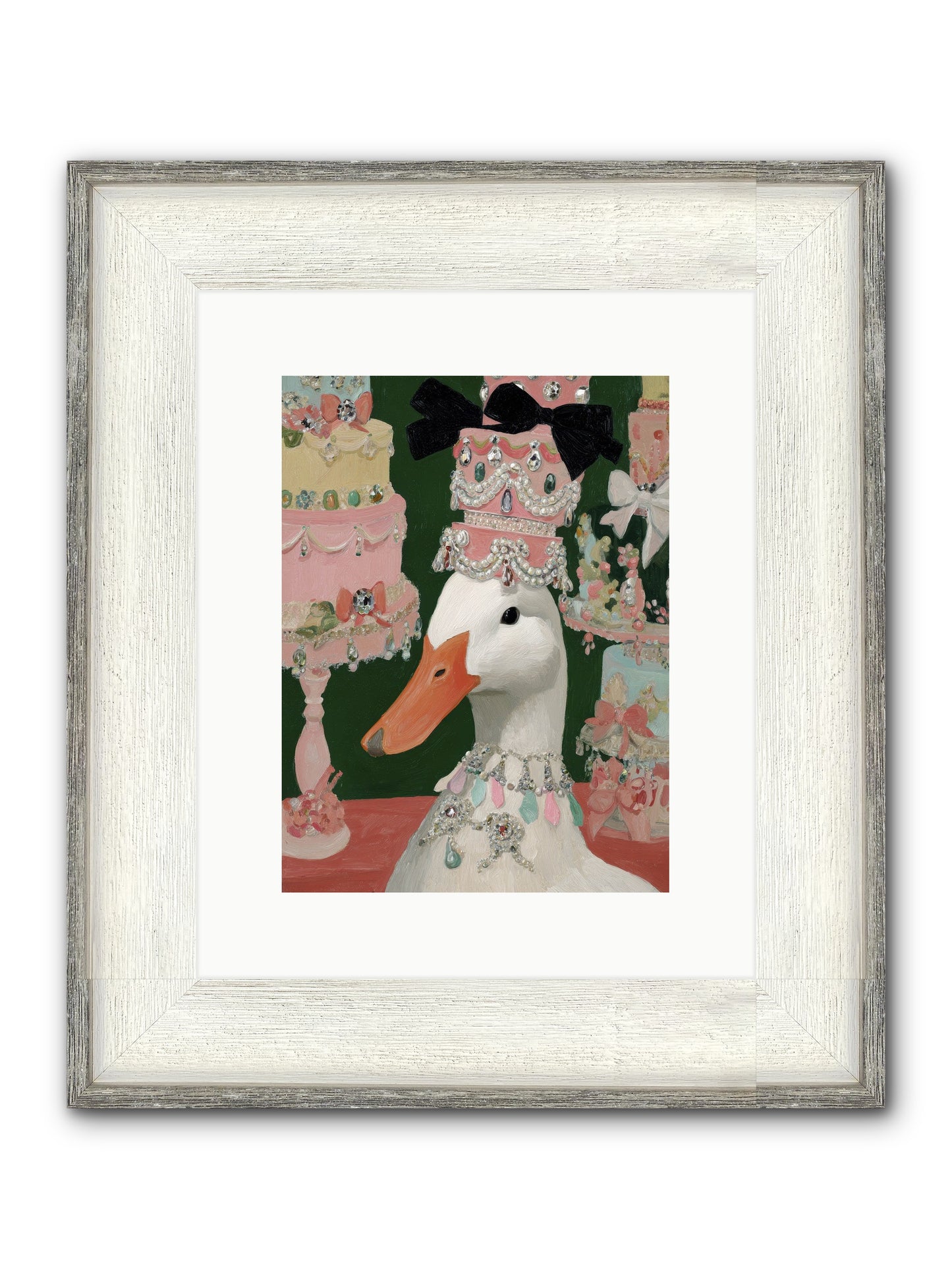 The Sumptuous Waltz Framed Print - Driftwood White 9x12