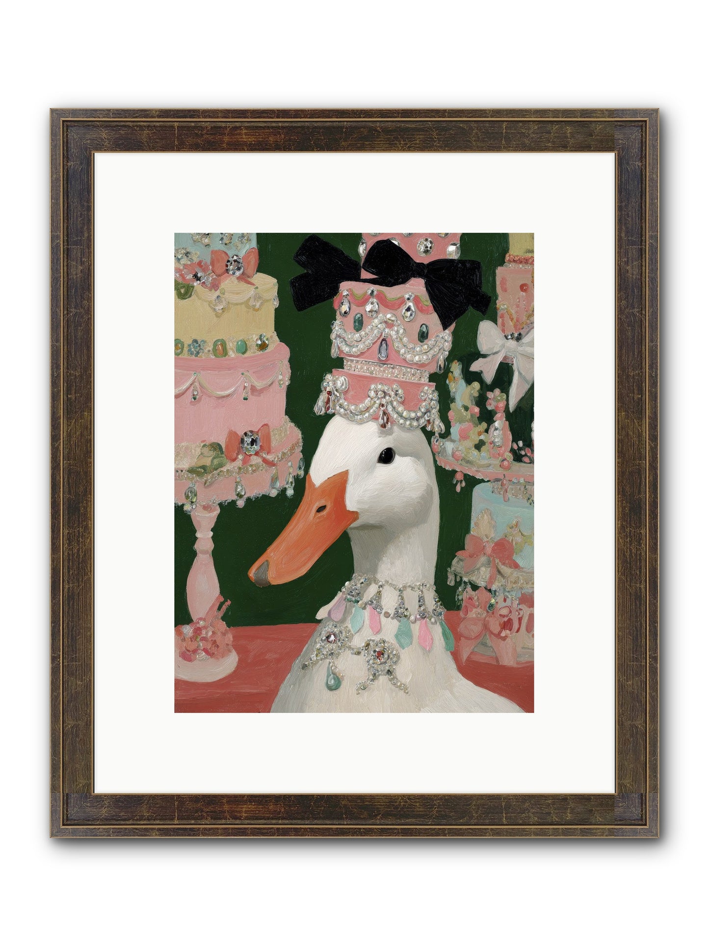 The Sumptuous Waltz Framed Print - Slimwoods Black/Gold 9x12