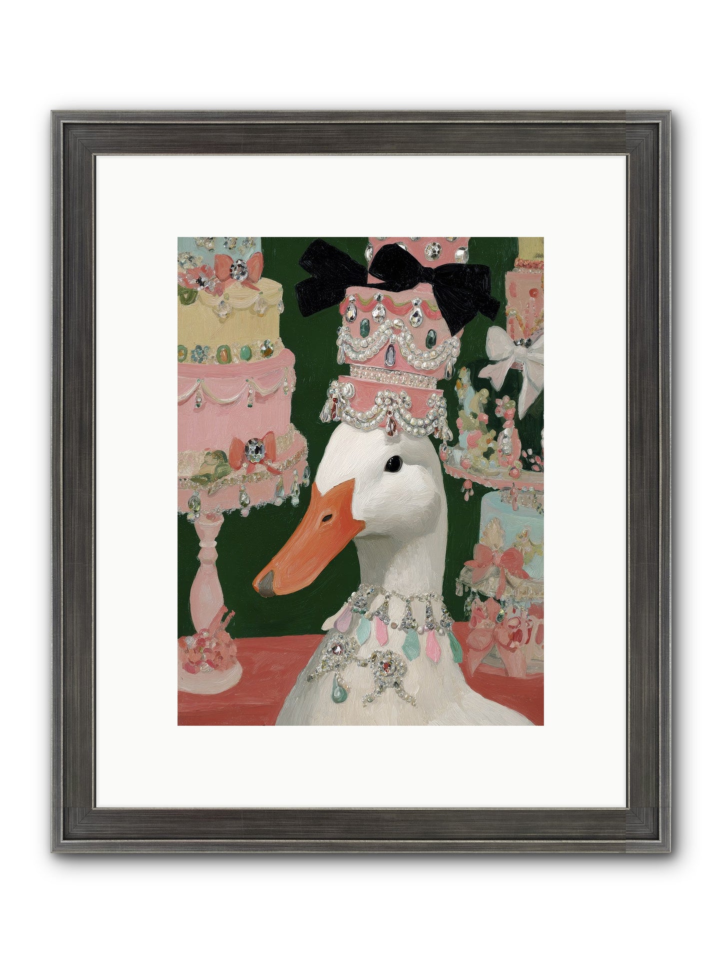 The Sumptuous Waltz Framed Print - Slimwoods Black/Silver 9x12
