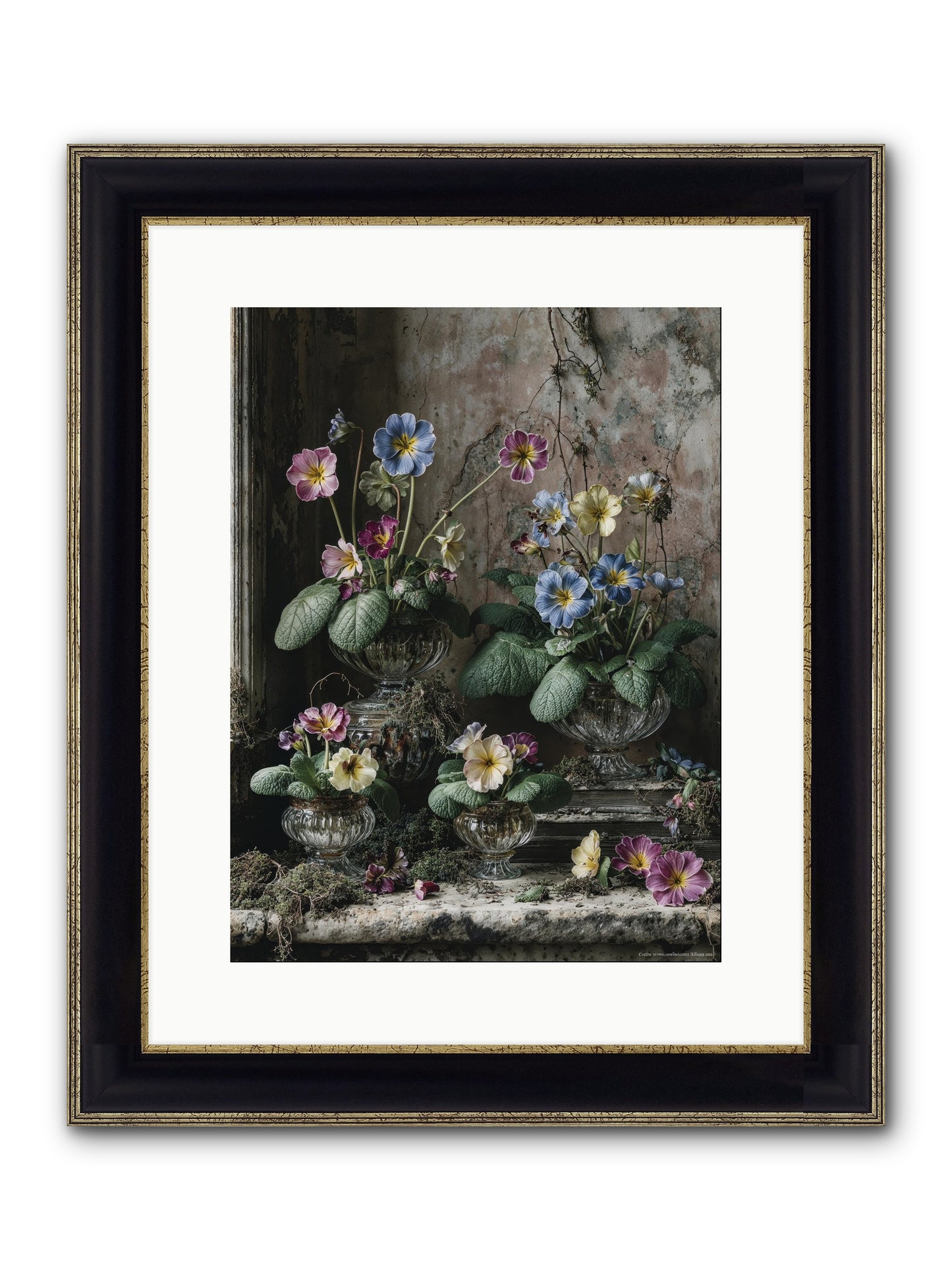 The Sun's Secret Memoirs Framed Print - Black & Gold 12x16