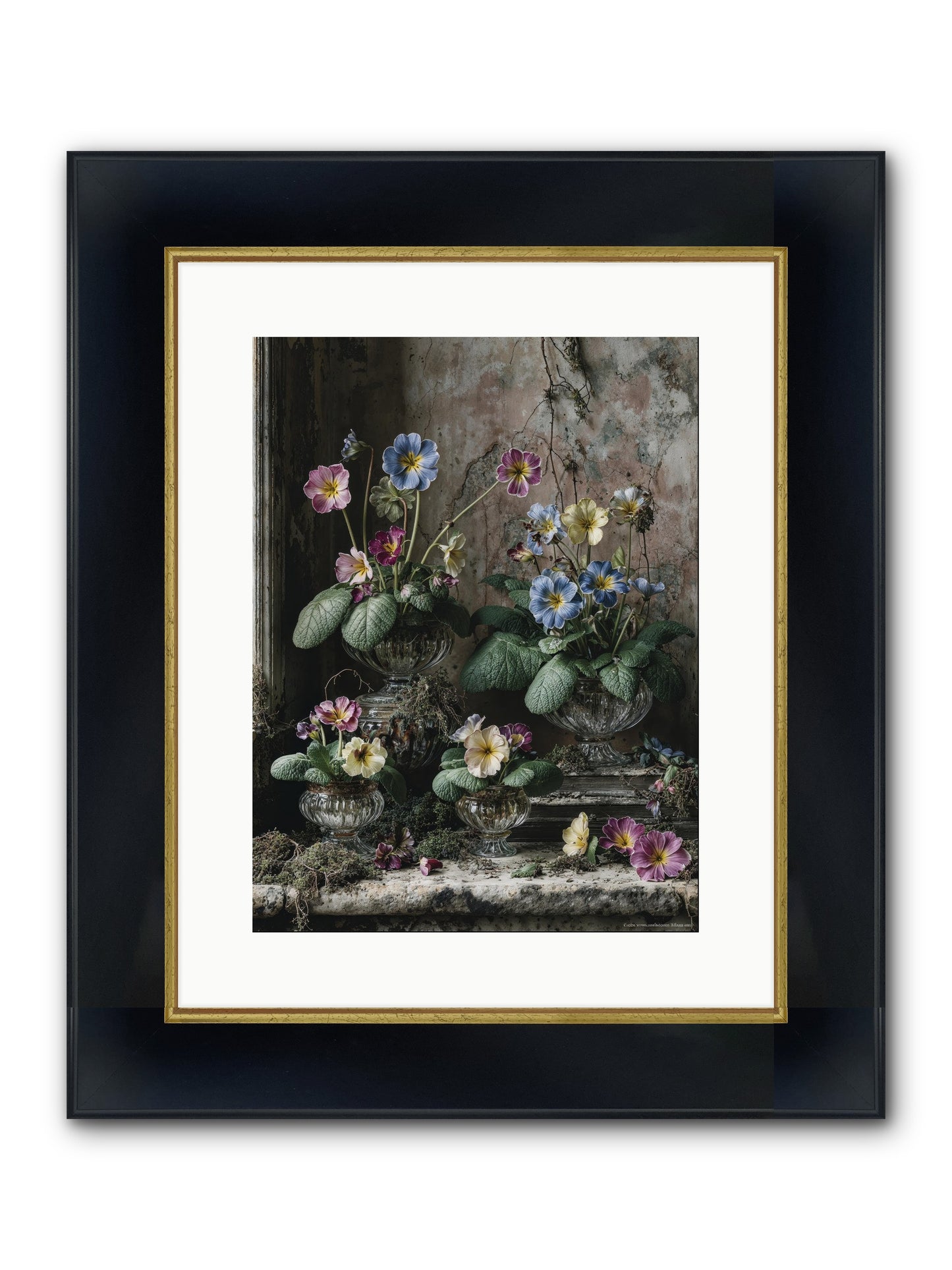 The Sun's Secret Memoirs Framed Print - Wide Black w/Gold 12x16