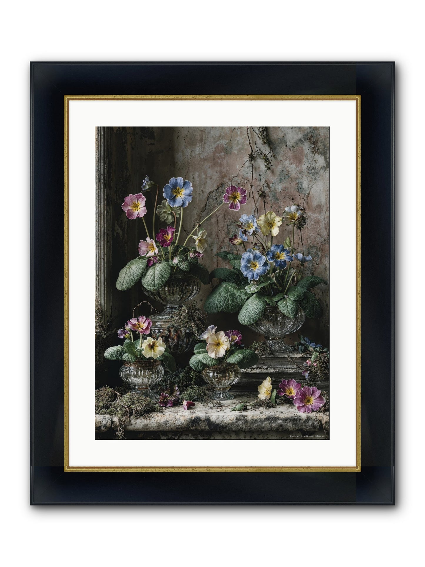 The Sun's Secret Memoirs Framed Print - Wide Black w/Gold 18x24