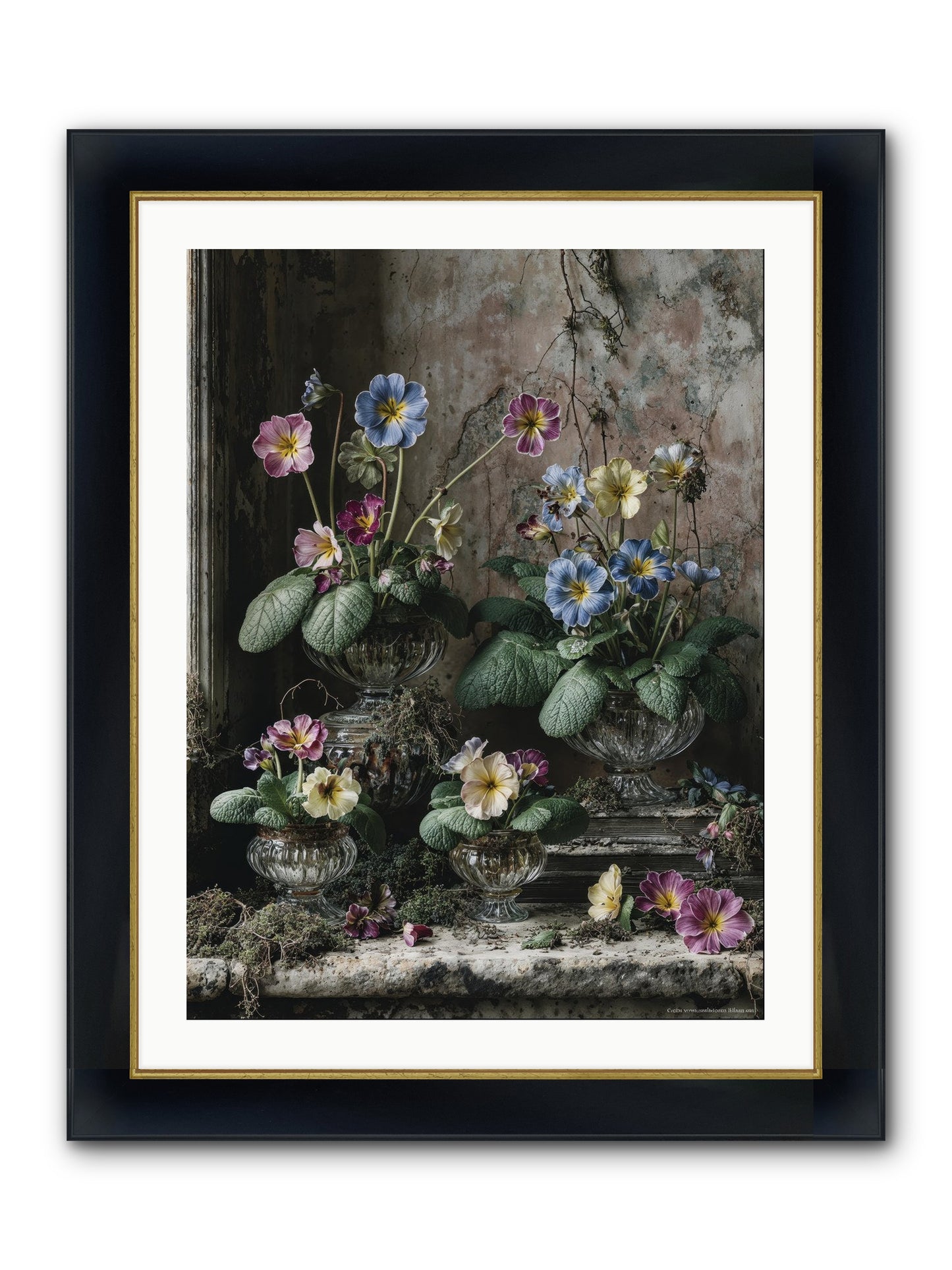 The Sun's Secret Memoirs Framed Print - Wide Black w/Gold 24x32