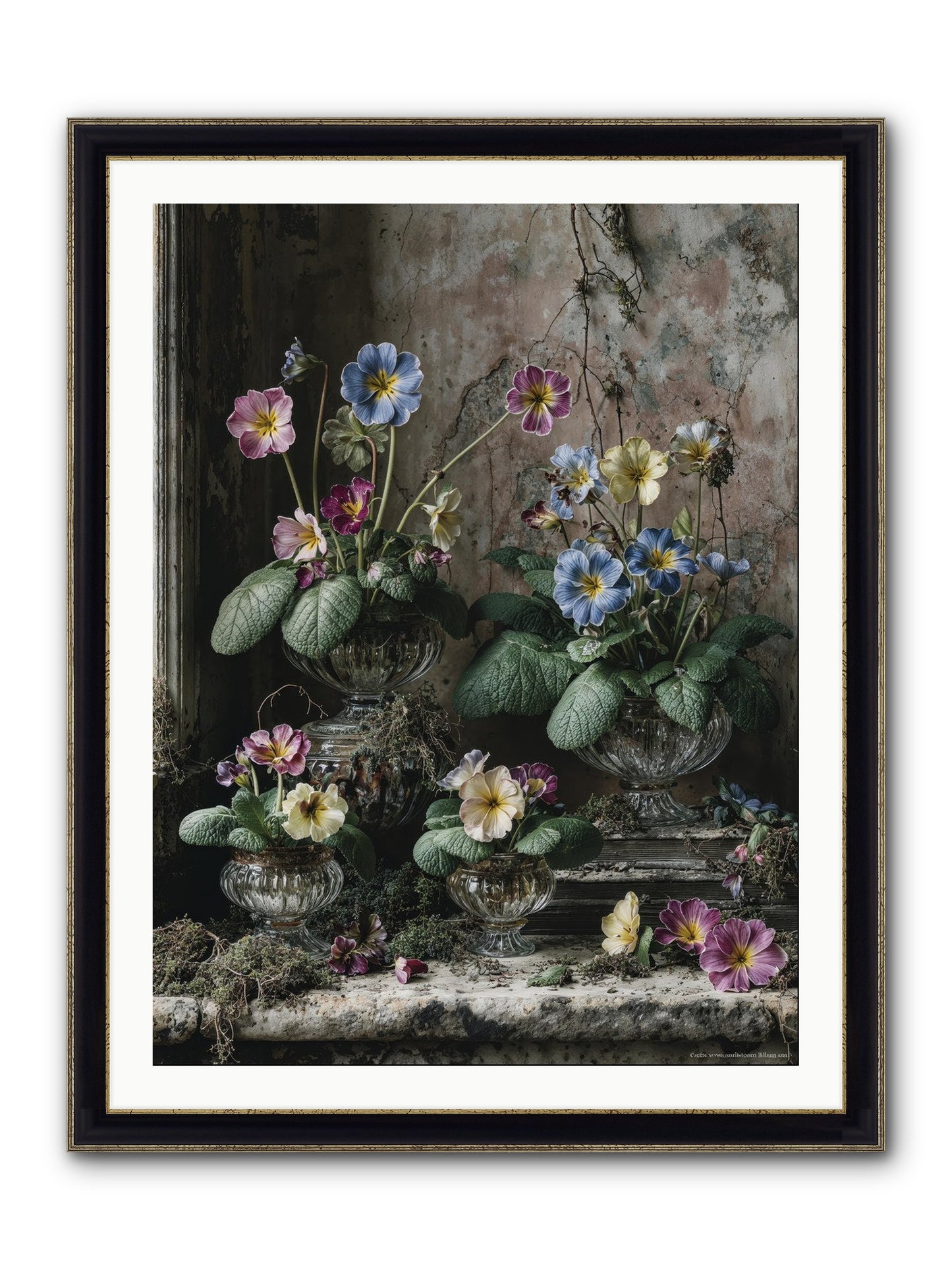 The Sun's Secret Memoirs Framed Print - Black & Gold 30x40