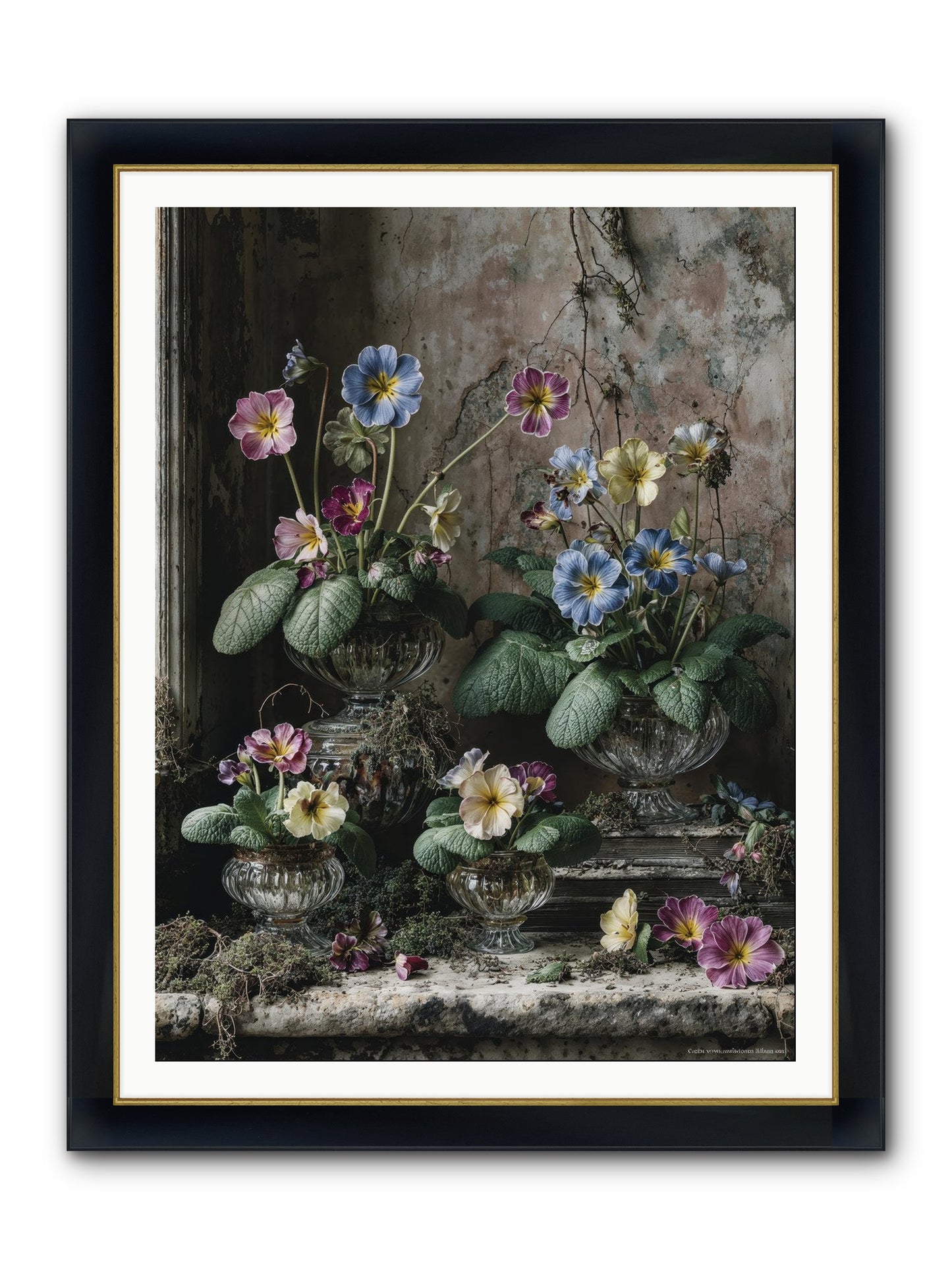 The Sun's Secret Memoirs Framed Print - Wide Black w/Gold 36x48