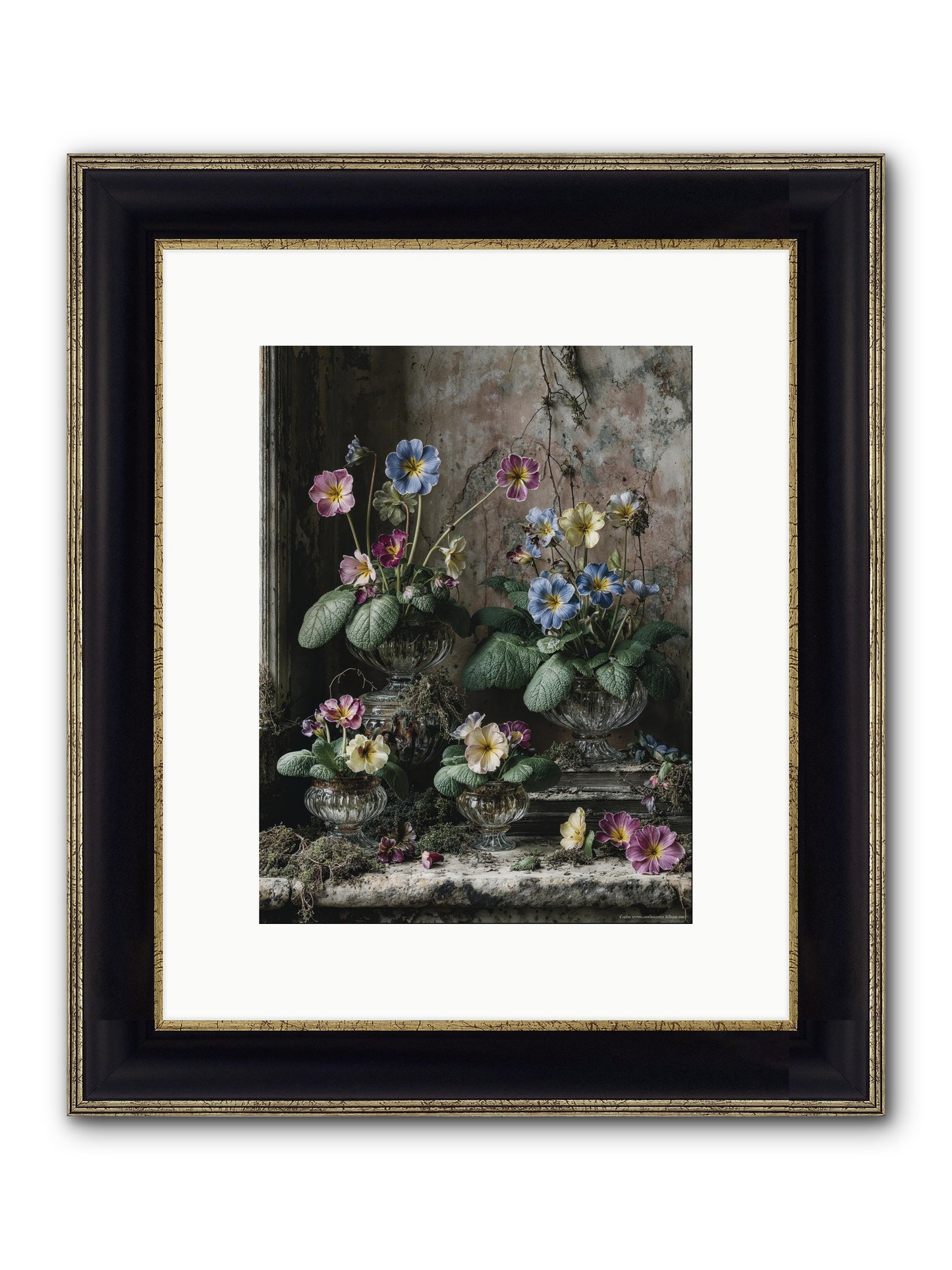 The Sun's Secret Memoirs Framed Print - Black & Gold 9x12