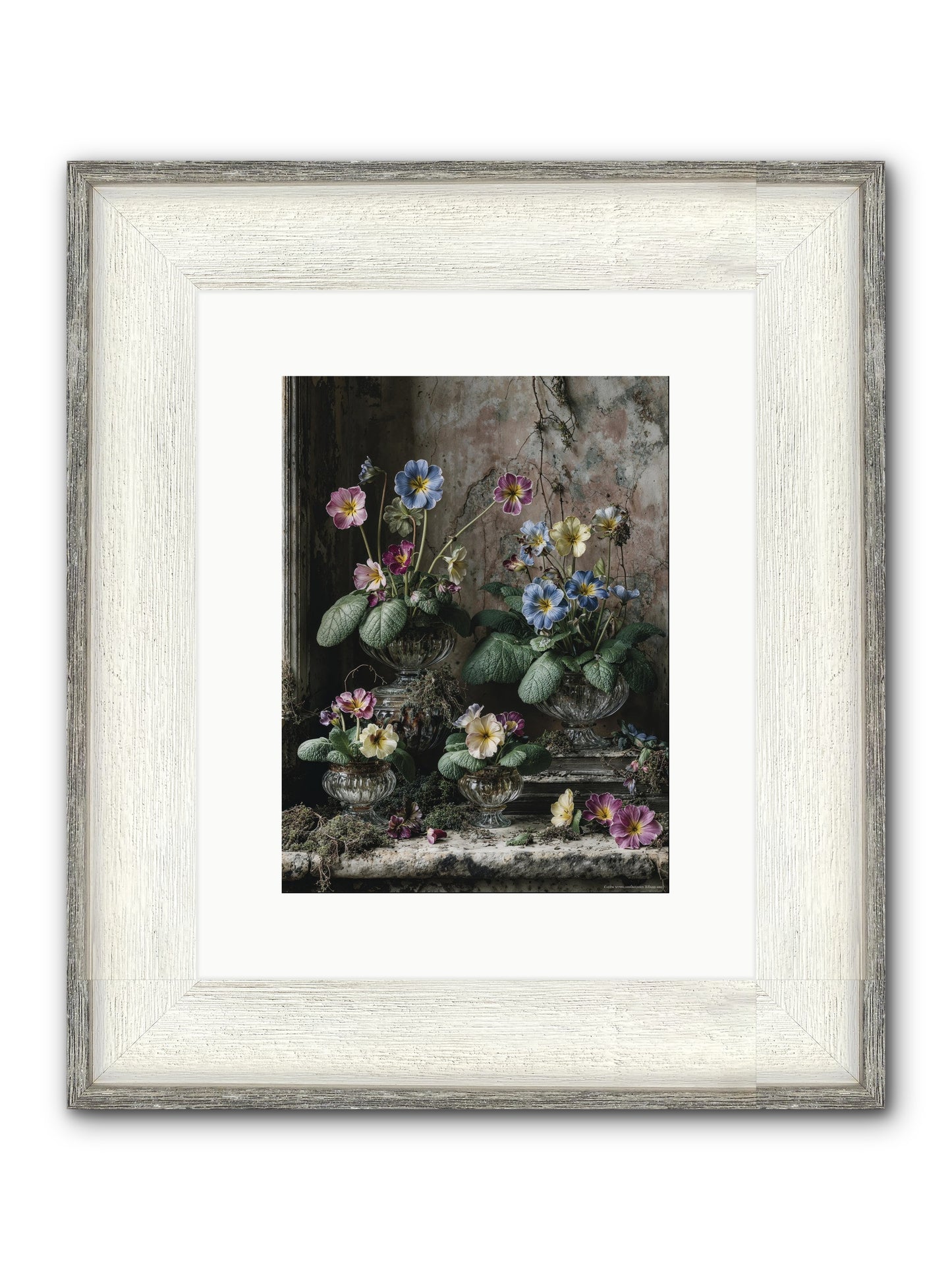 The Sun's Secret Memoirs Framed Print - Driftwood White 9x12
